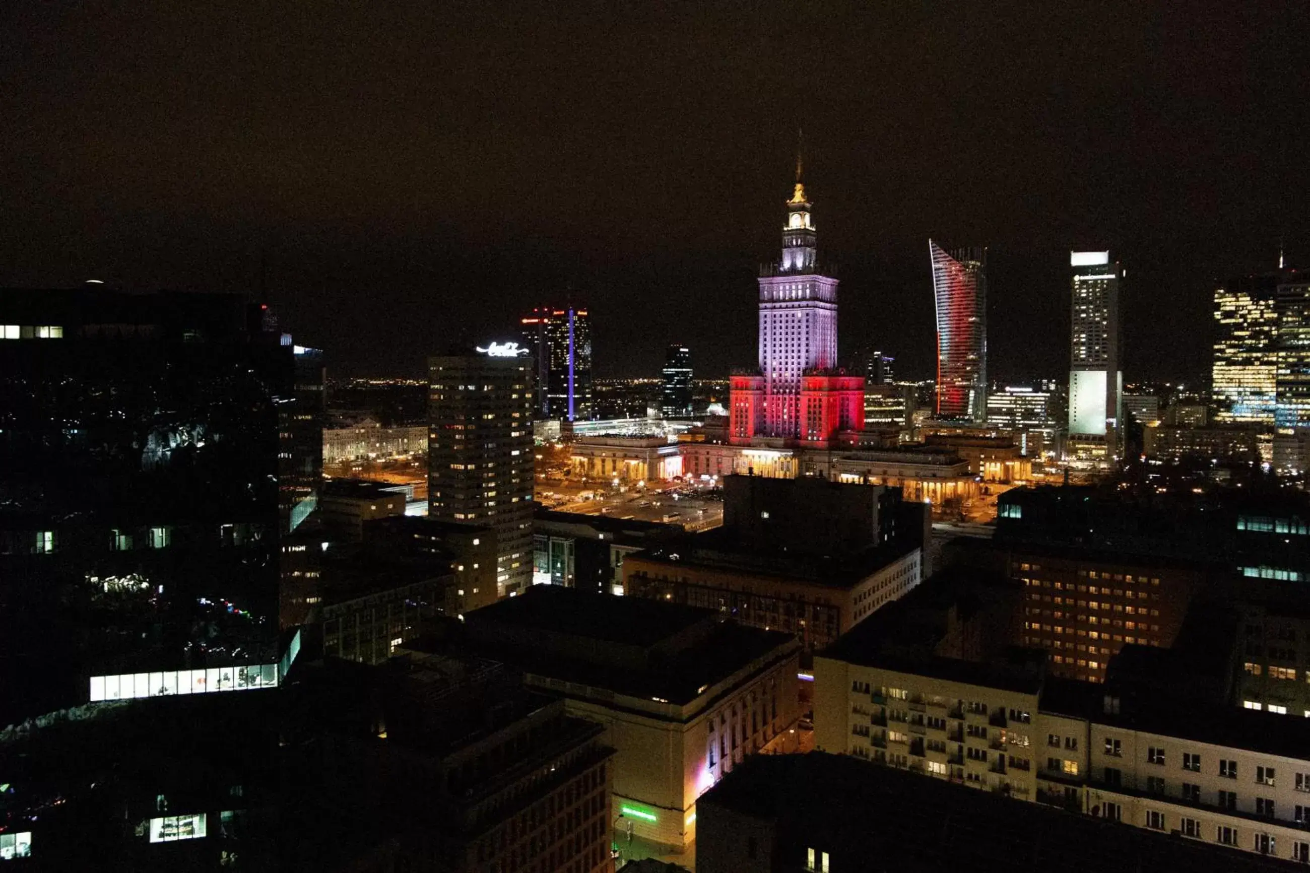 City view in Hotel Warszawa