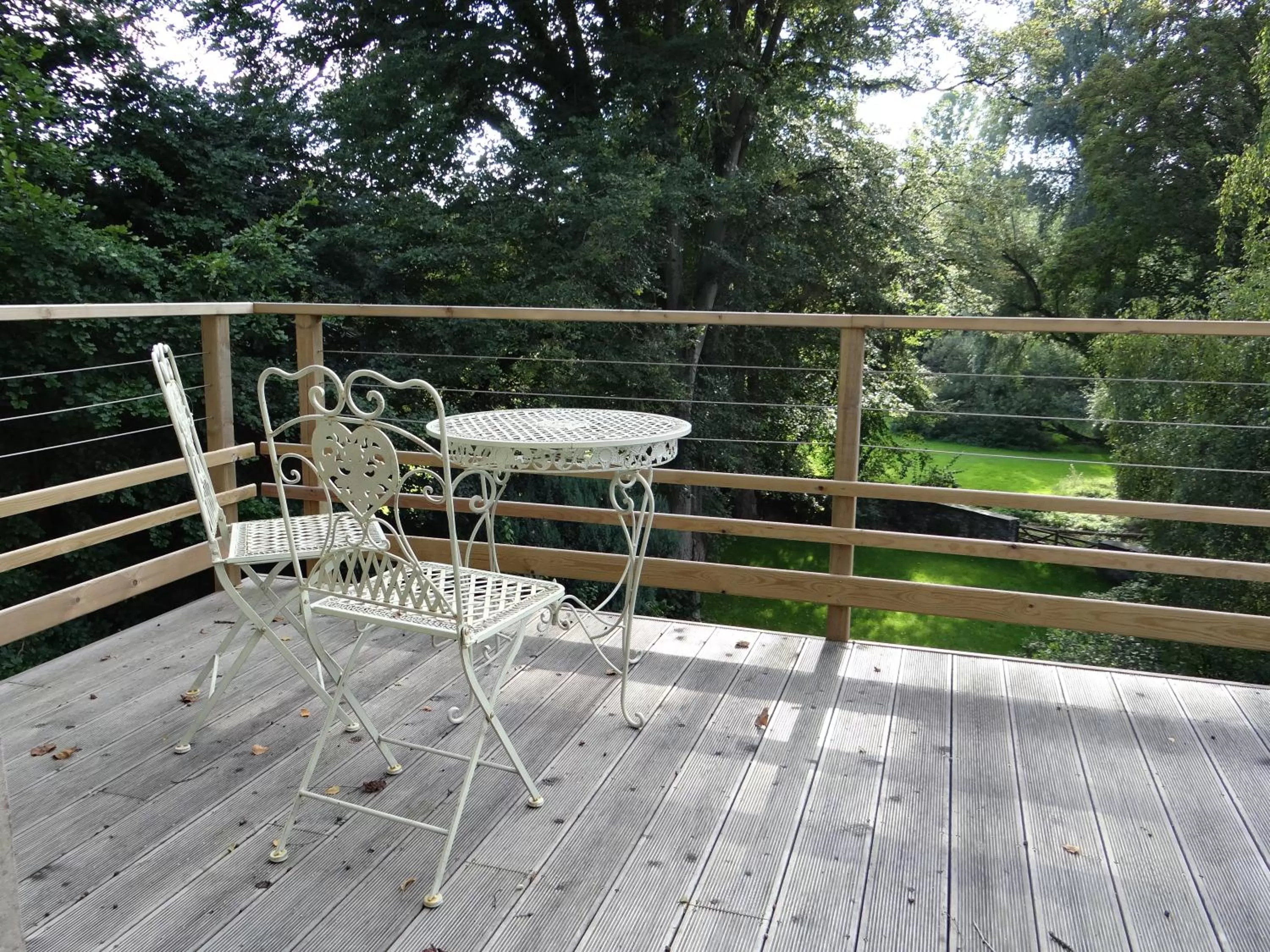 Patio in B&B Les Tilleuls