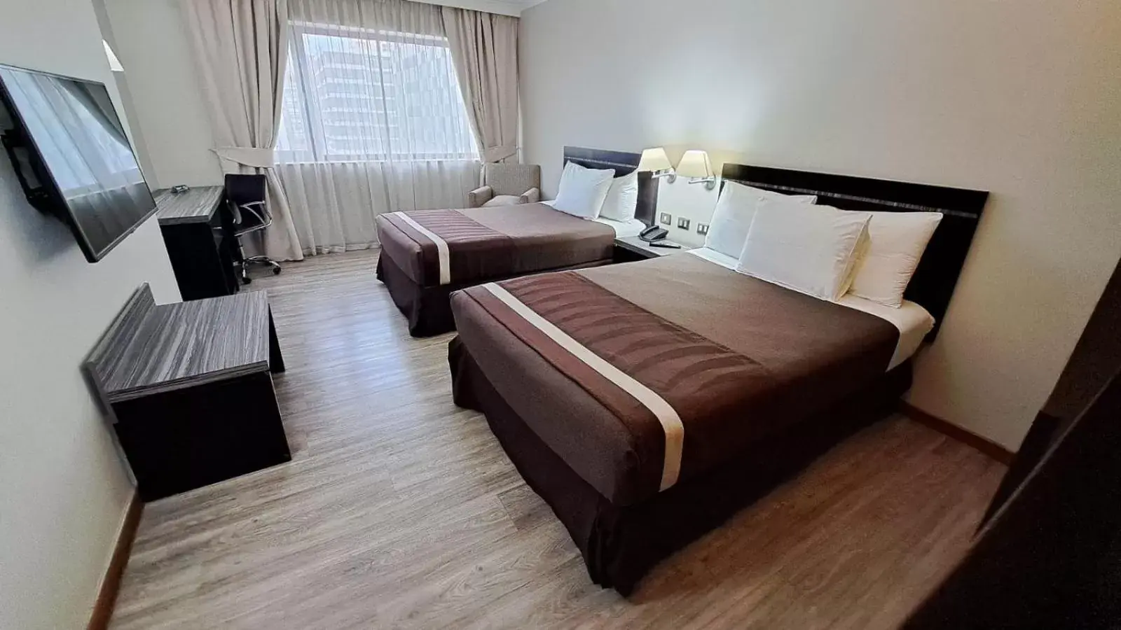Bedroom, Bed in Hotel Diego de Almagro Providencia
