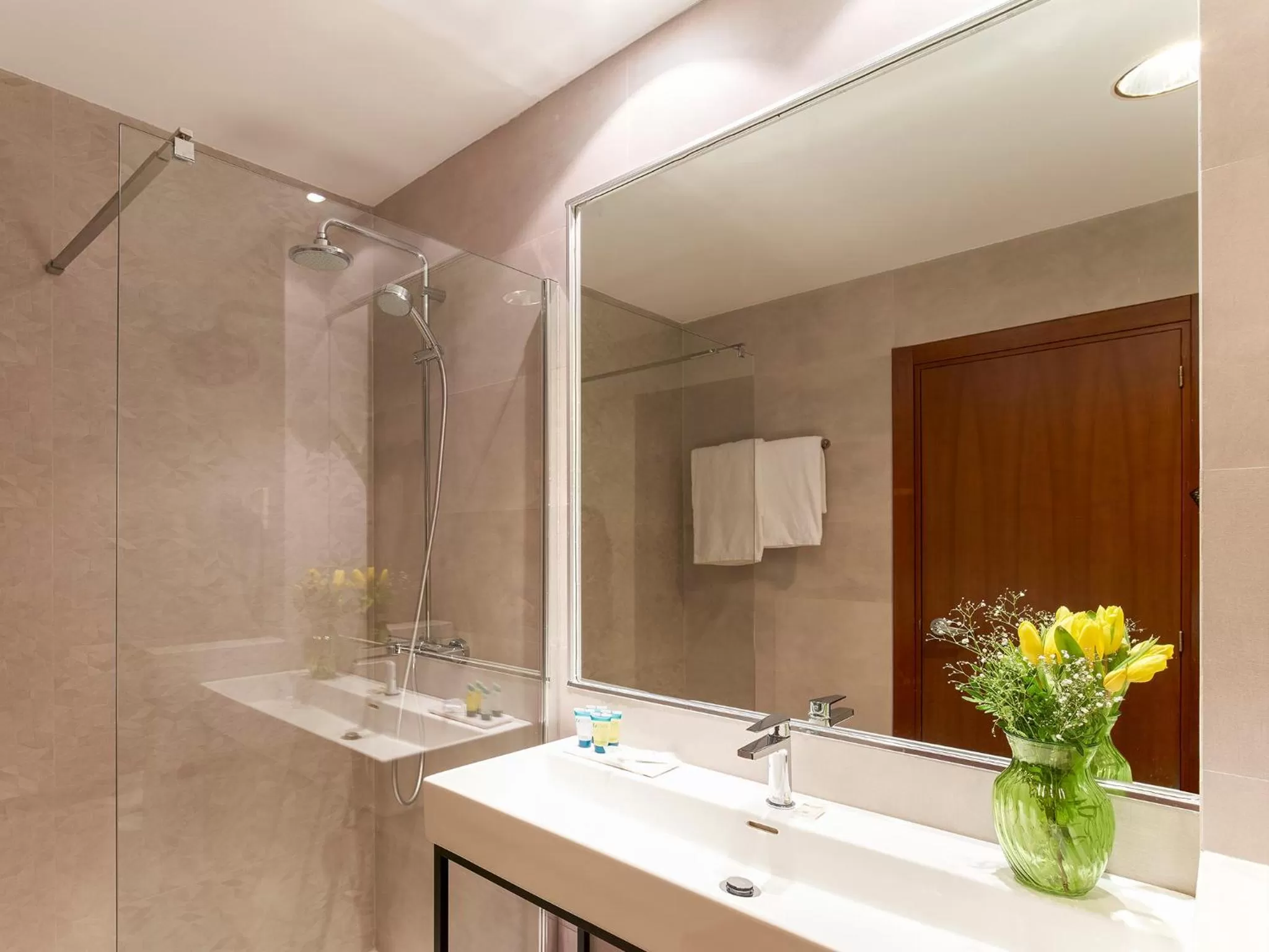 Shower in Hotel Plaza Las Matas