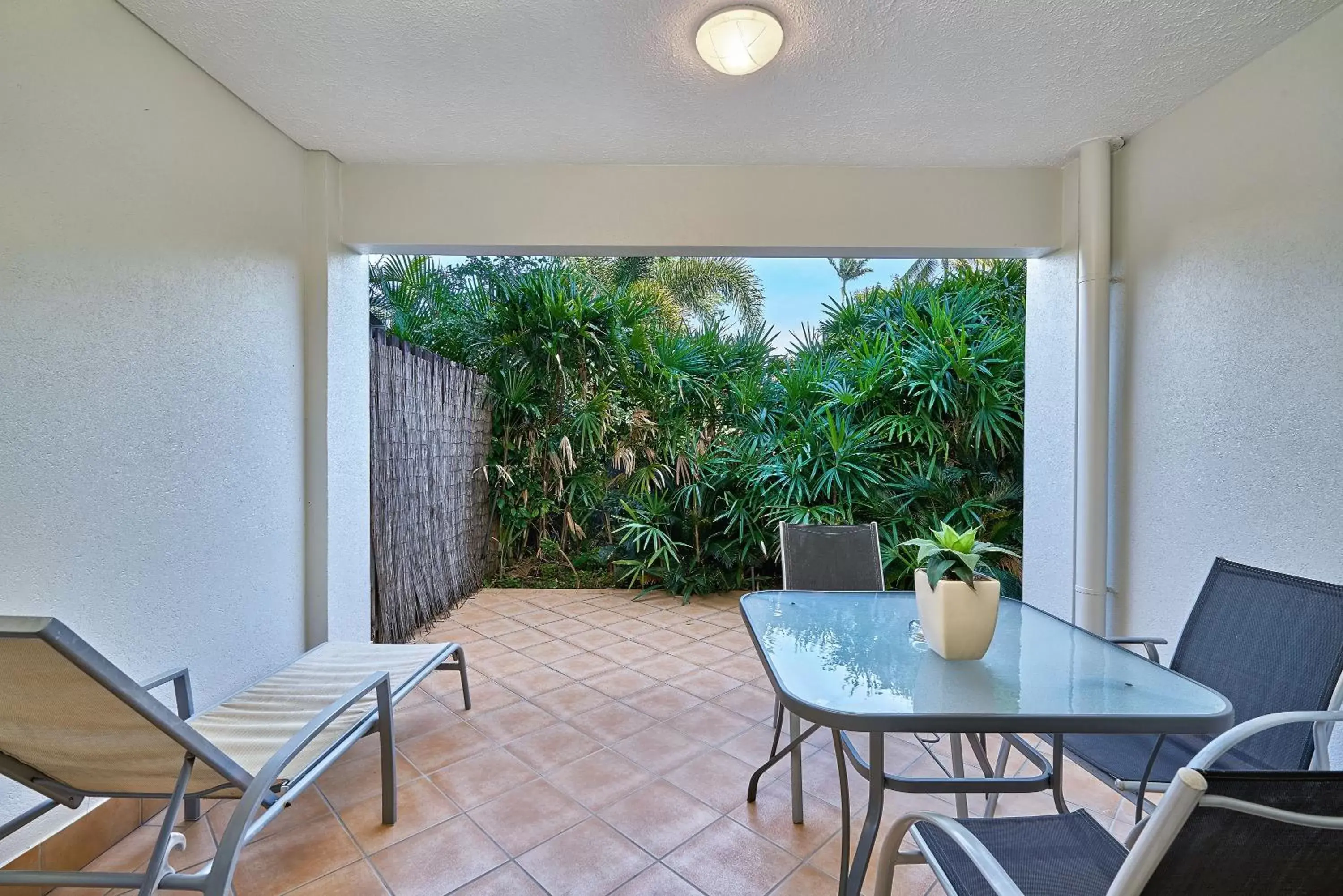 Patio in North Cove Waterfront Suites