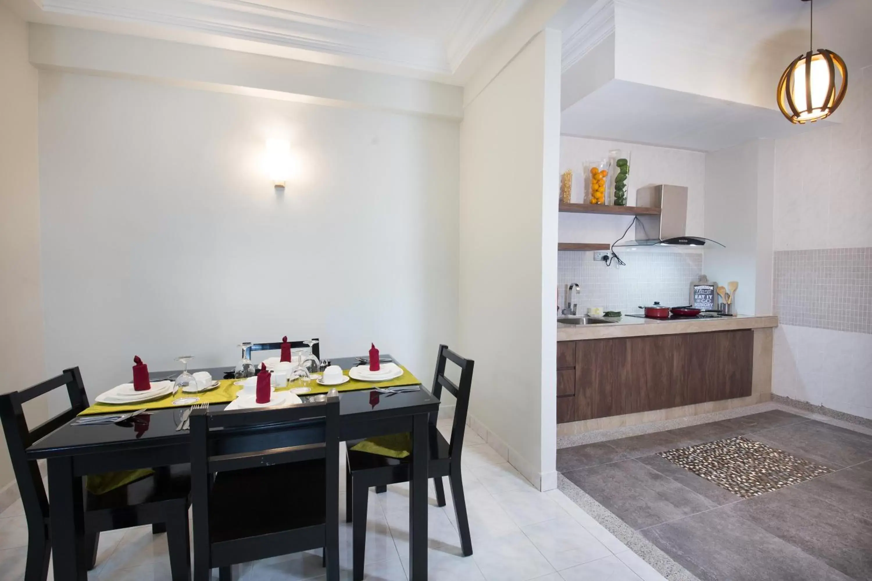 Kitchen/Kitchenette in Ancasa Residences, Port Dickson by Ancasa Hotels & Resorts