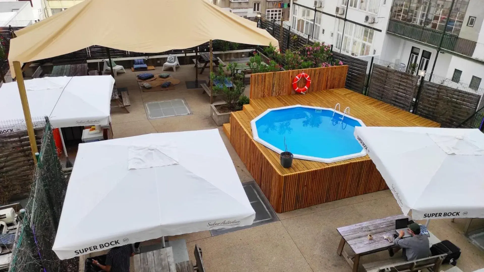 Balcony/Terrace, Pool View in WOT Lisbon Nomad