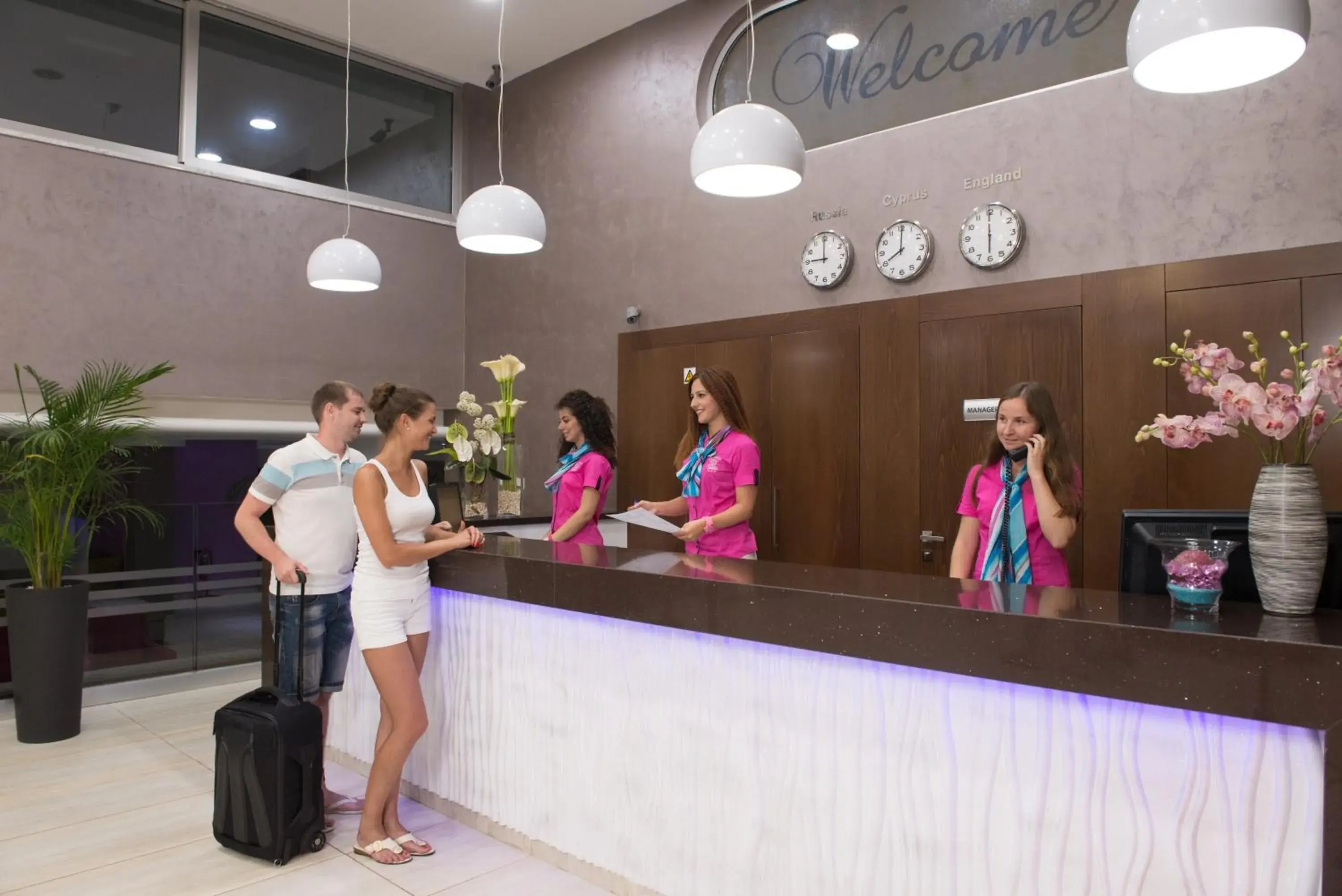 Lobby or reception in New Famagusta Hotel & Suites