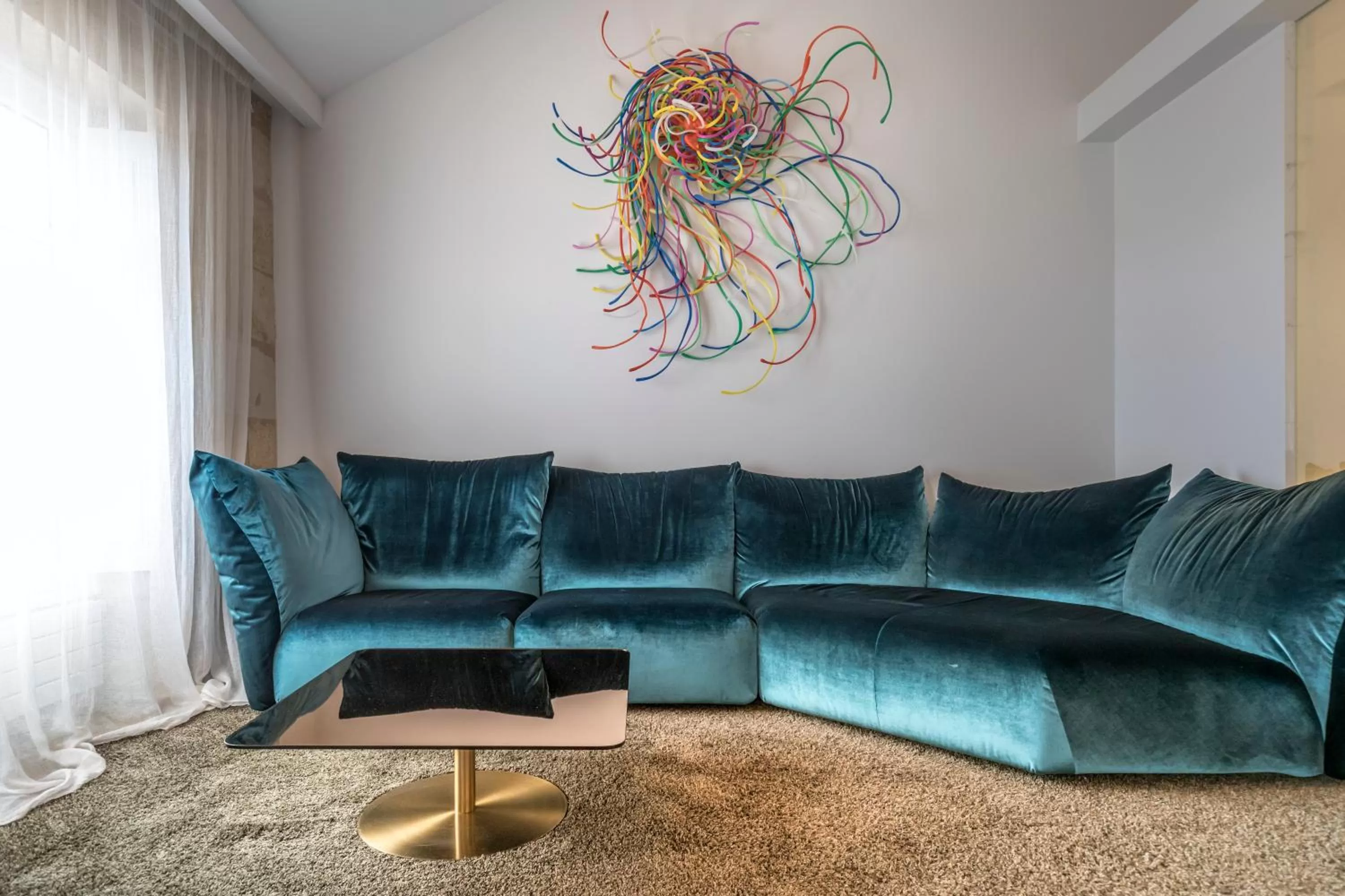 Seating area in Yndo Hôtel