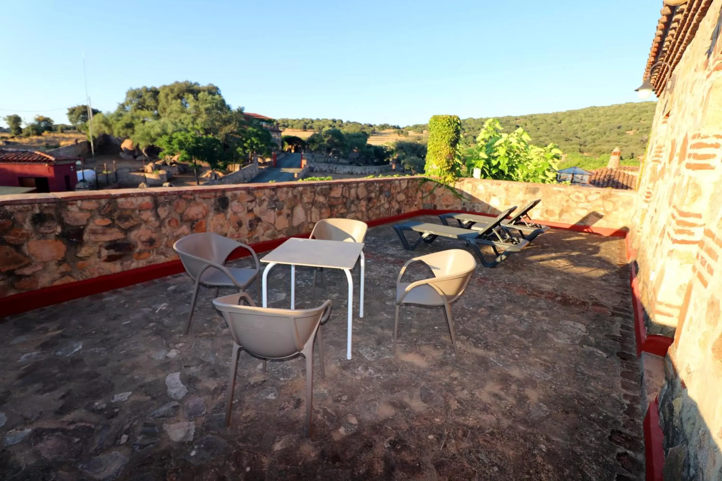 Balcony/Terrace in Hotel Monasterio de Rocamador