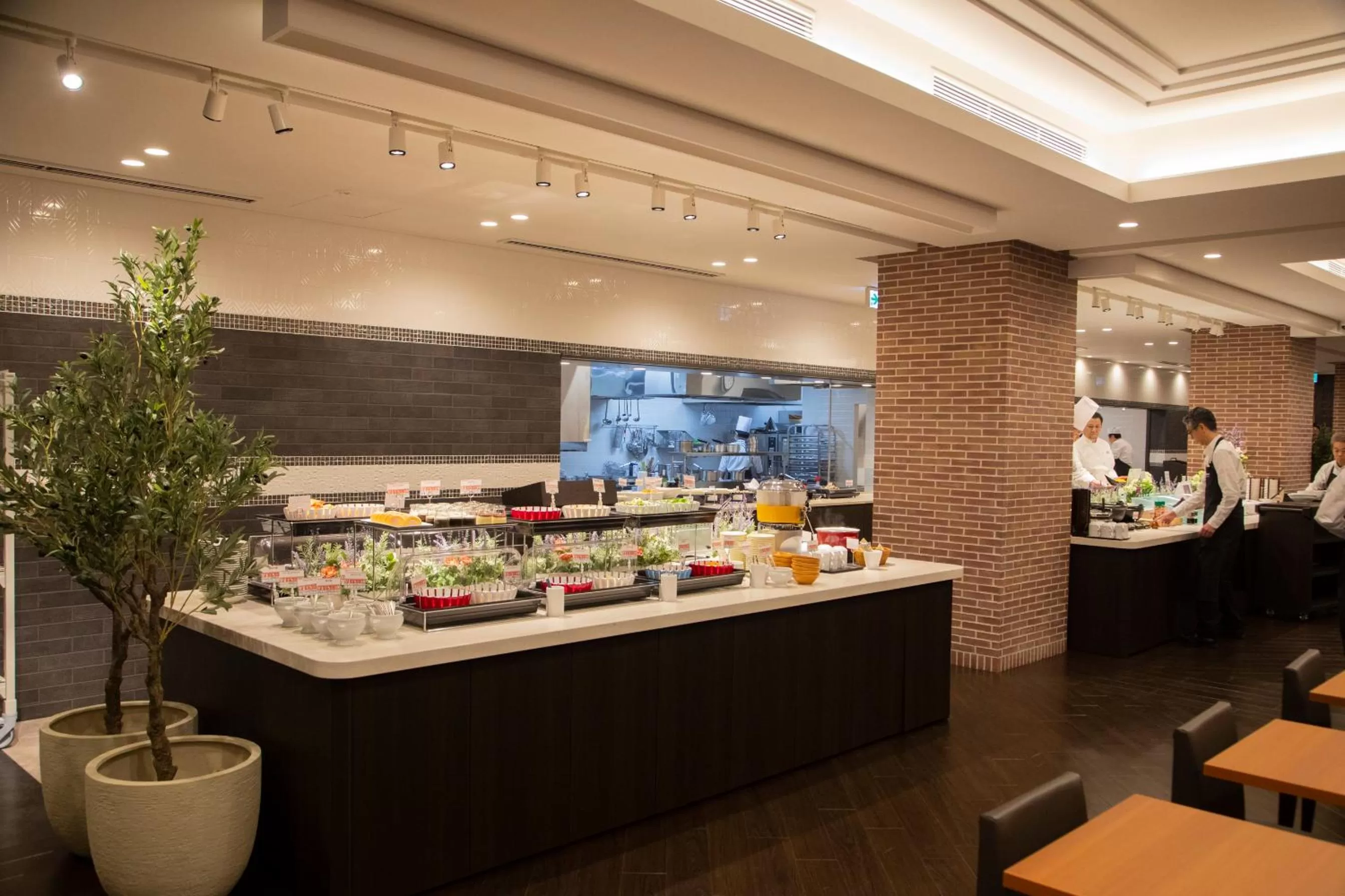 Buffet breakfast in La Vista Furano Hills Natural Hot Spring