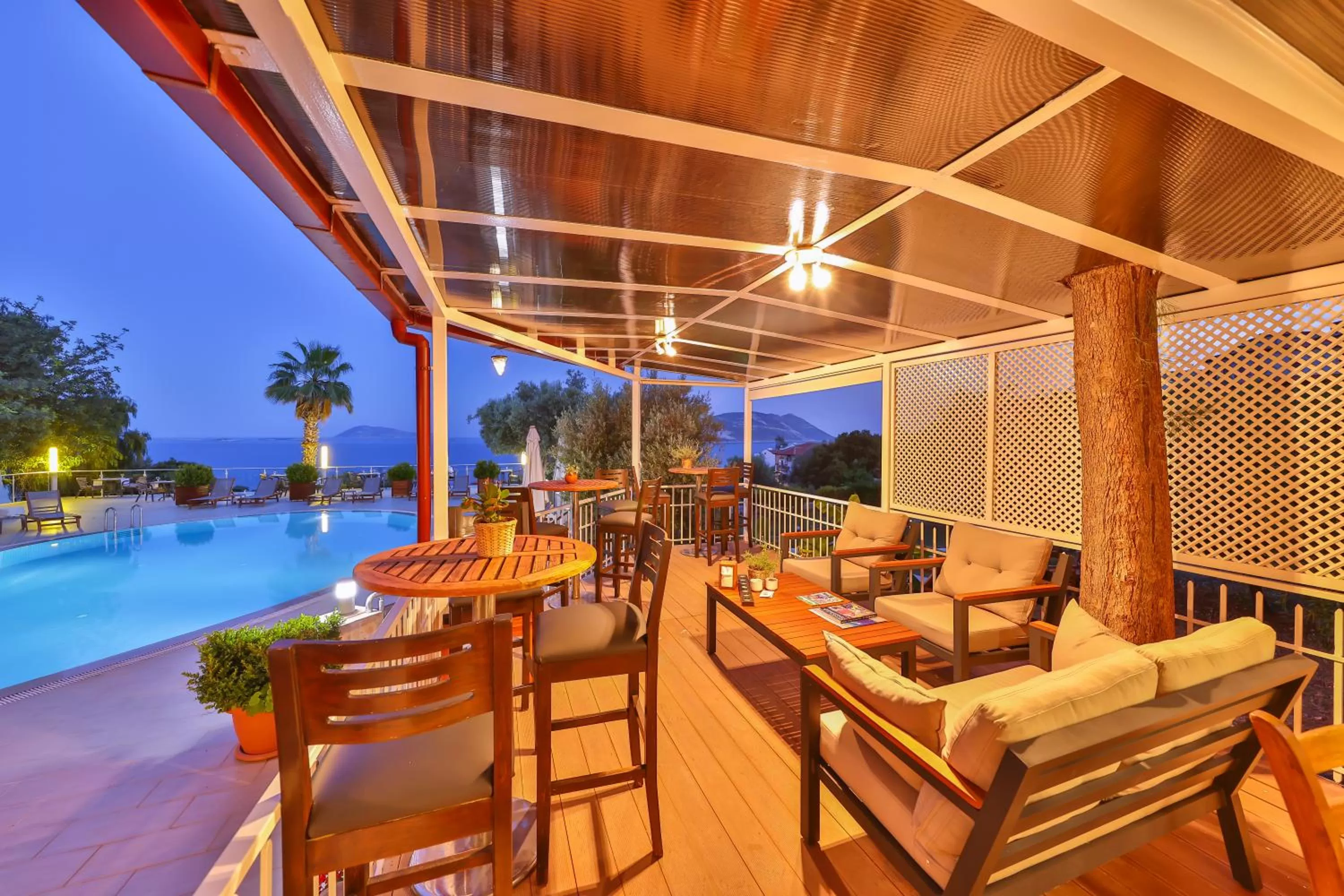 Patio in Olea Nova Hotel