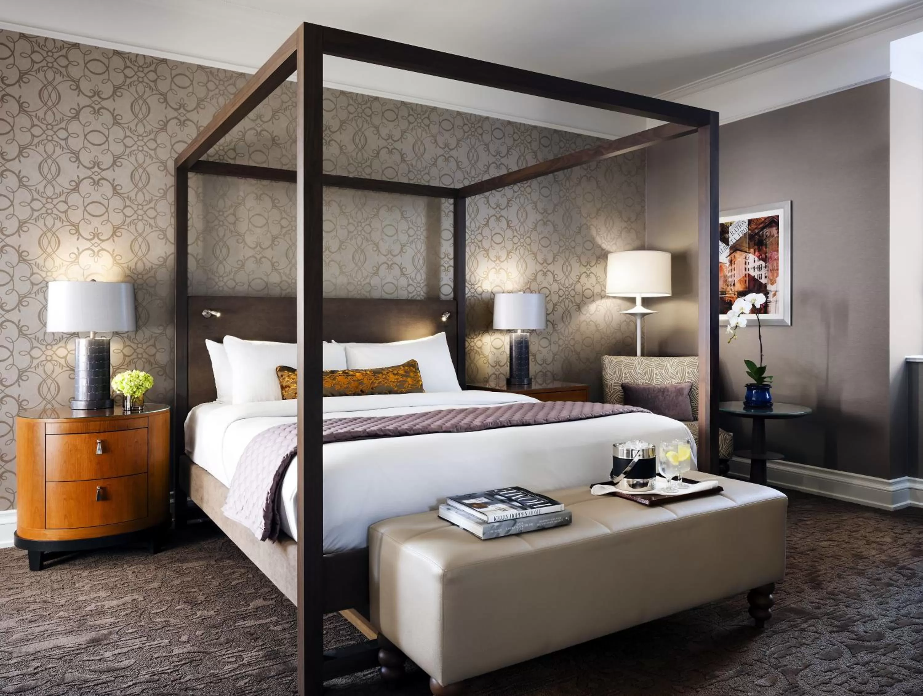 Bed in Fairmont Palliser