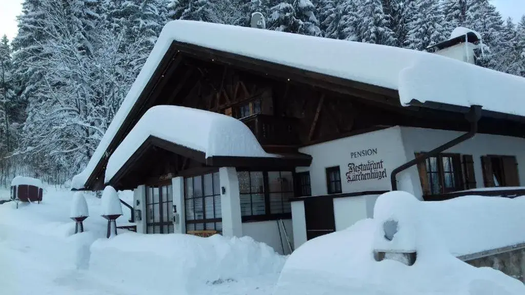 Property building, Winter in Landhotel Lärchenhügel