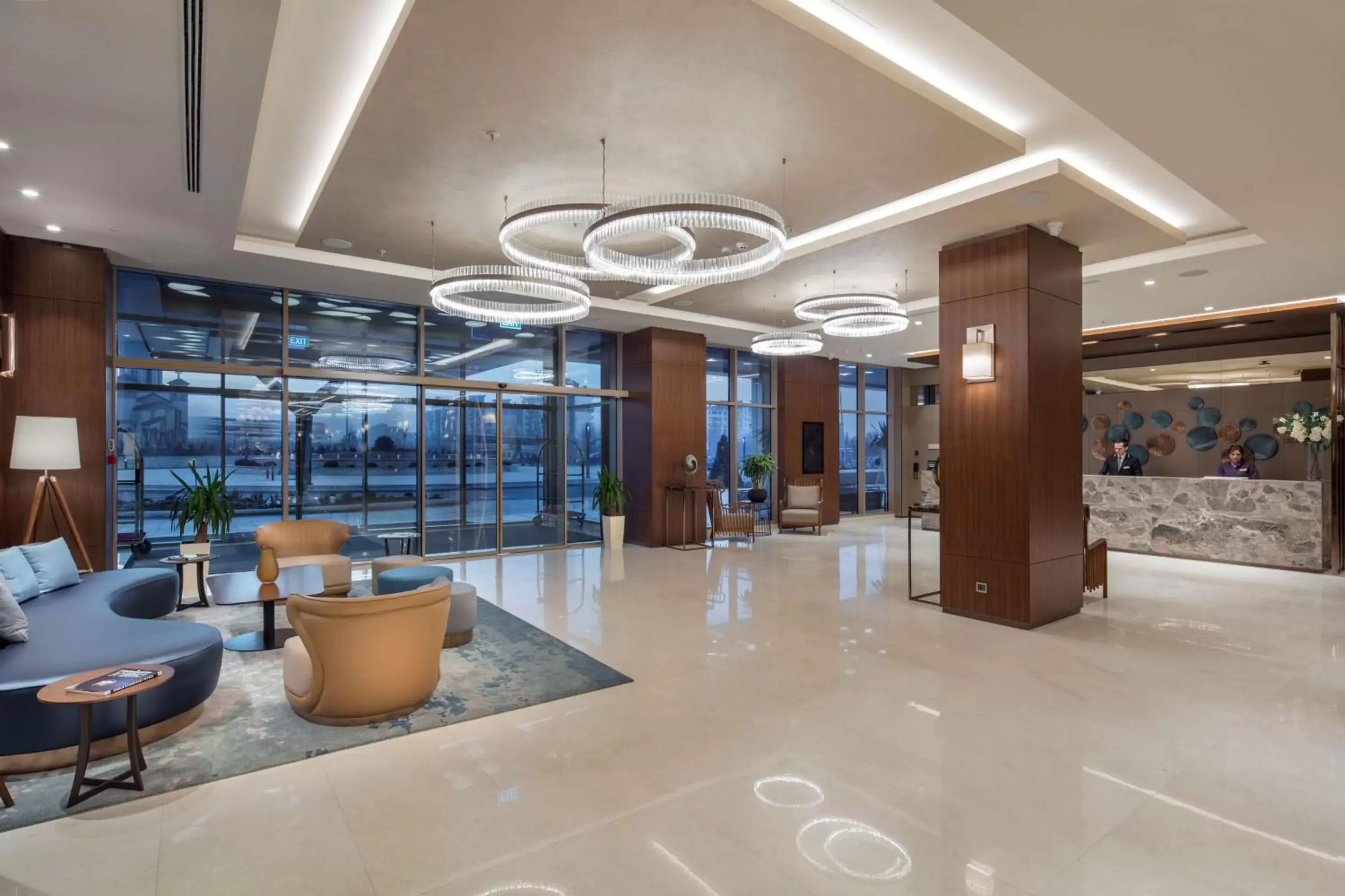 Lobby or reception, Lobby/Reception in DoubleTree By Hilton Skopje
