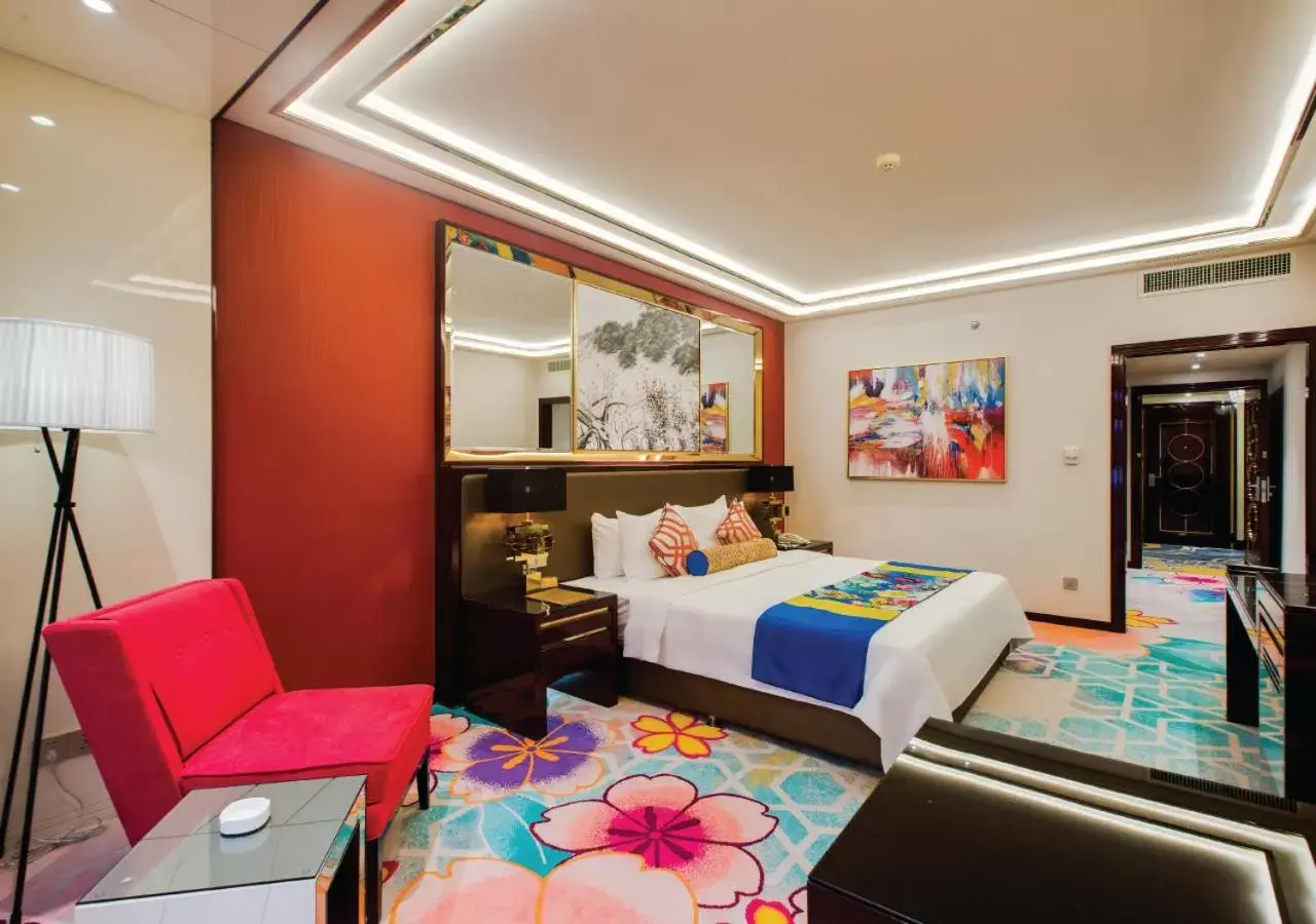 Photo of the whole room, Bed in NagaWorld Hotel & Entertainment Complex