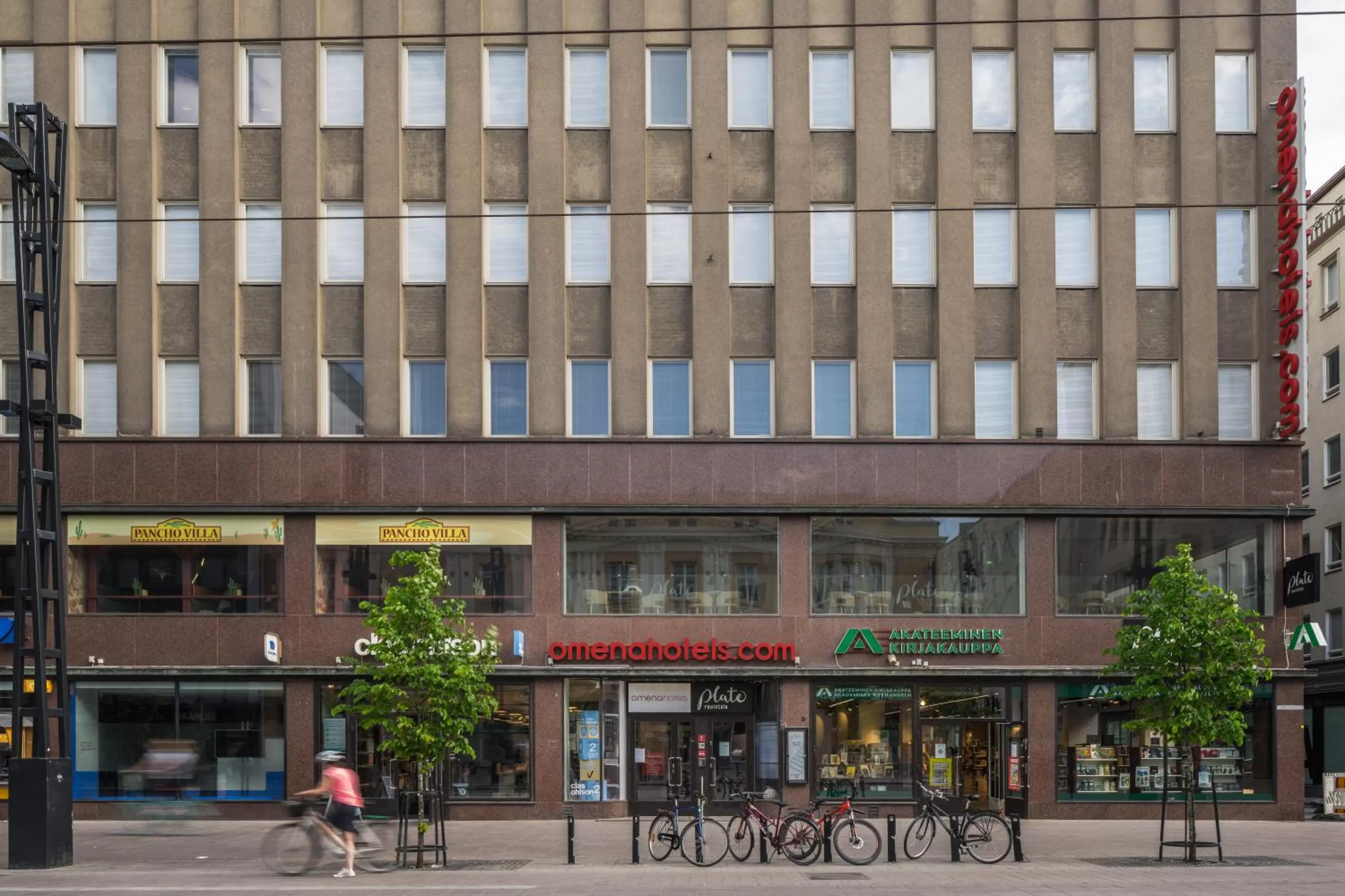 Facade/entrance in Omena Hotel Tampere