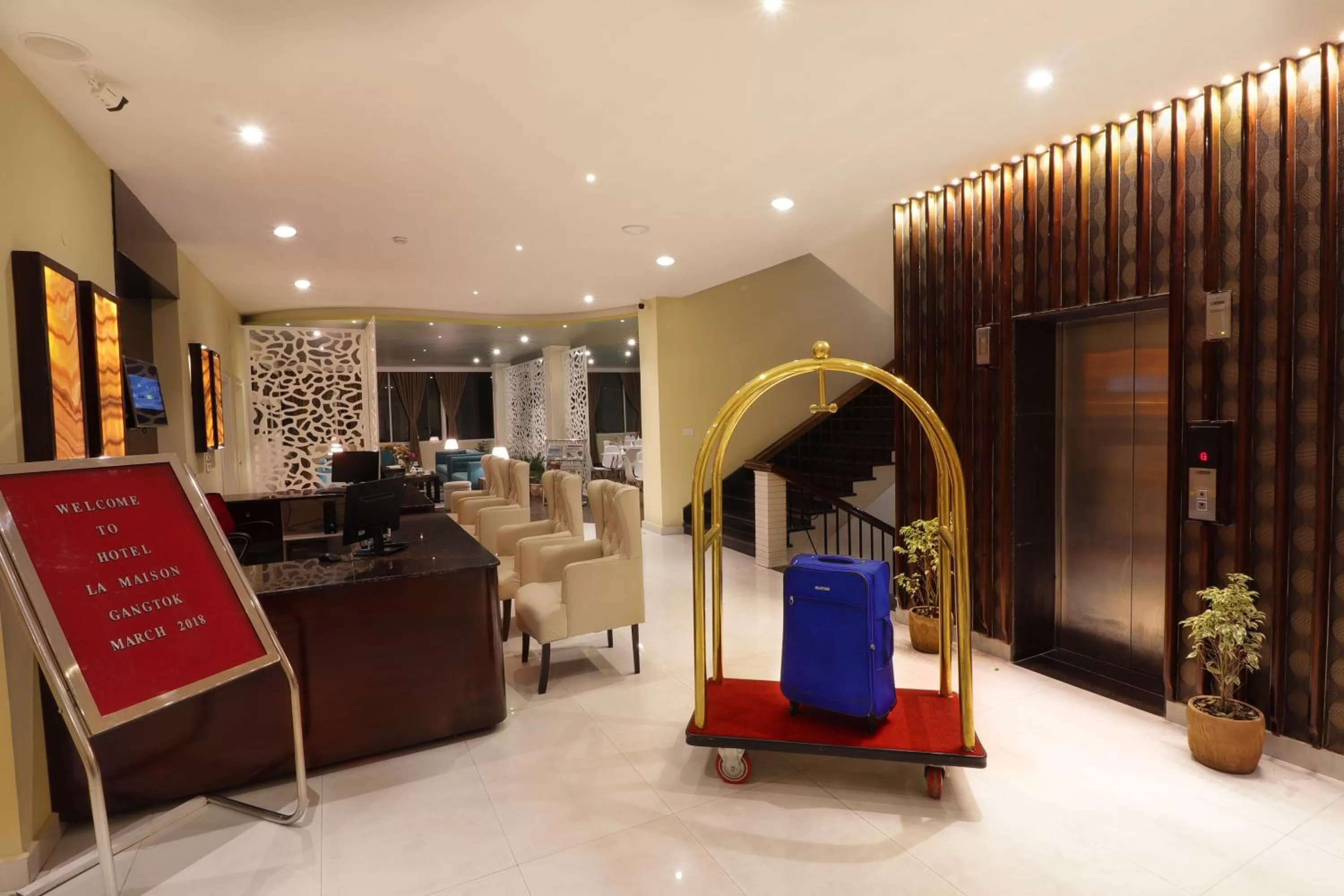 Lobby or reception in Five Gangtok