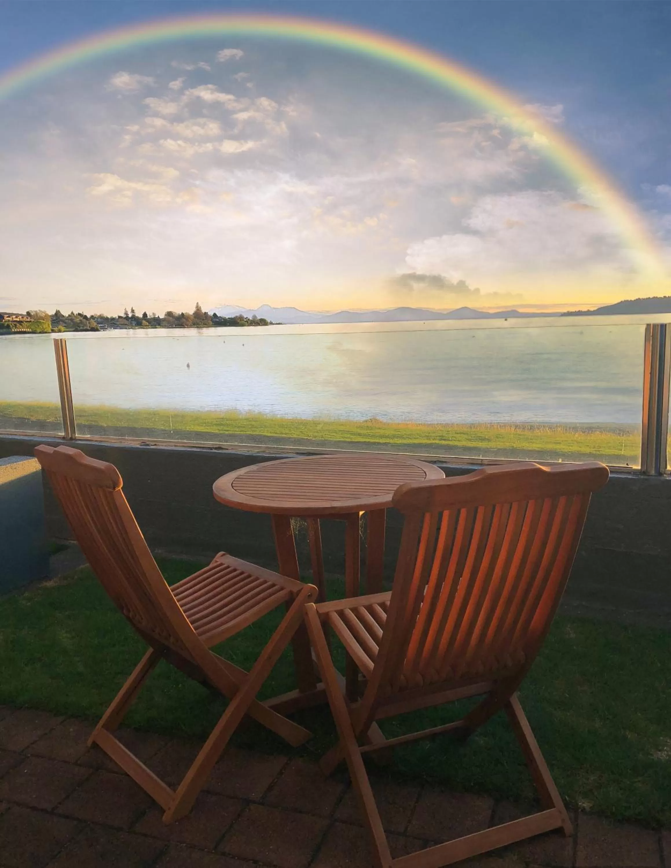 Seating area in Clearwater Motor Lodge