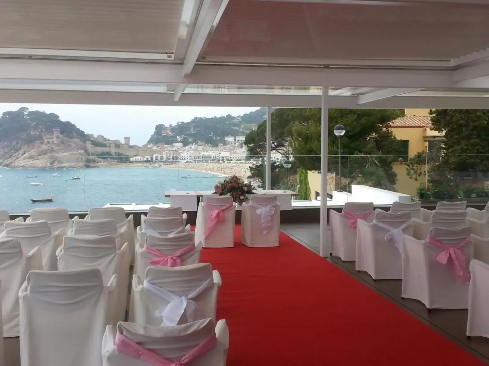 Balcony/Terrace, Banquet Facilities in Gran Hotel Reymar