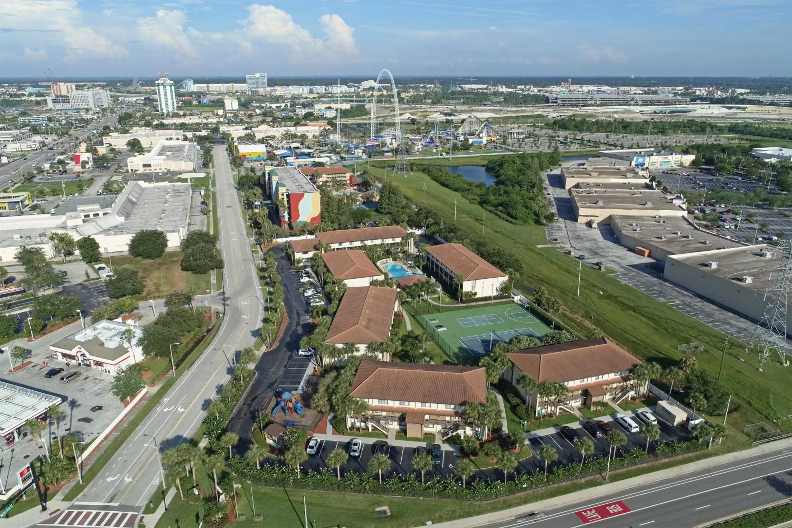 Property building, Bird's-eye View in Club Wyndham Orlando International