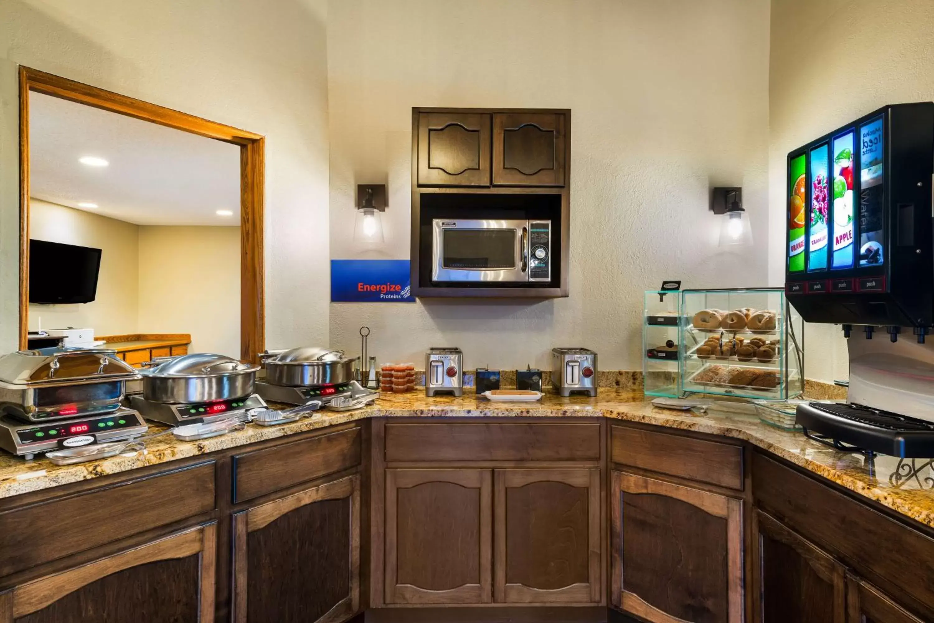 Breakfast in Best Western Derby Inn Breakfast in Best Western Derby Inn