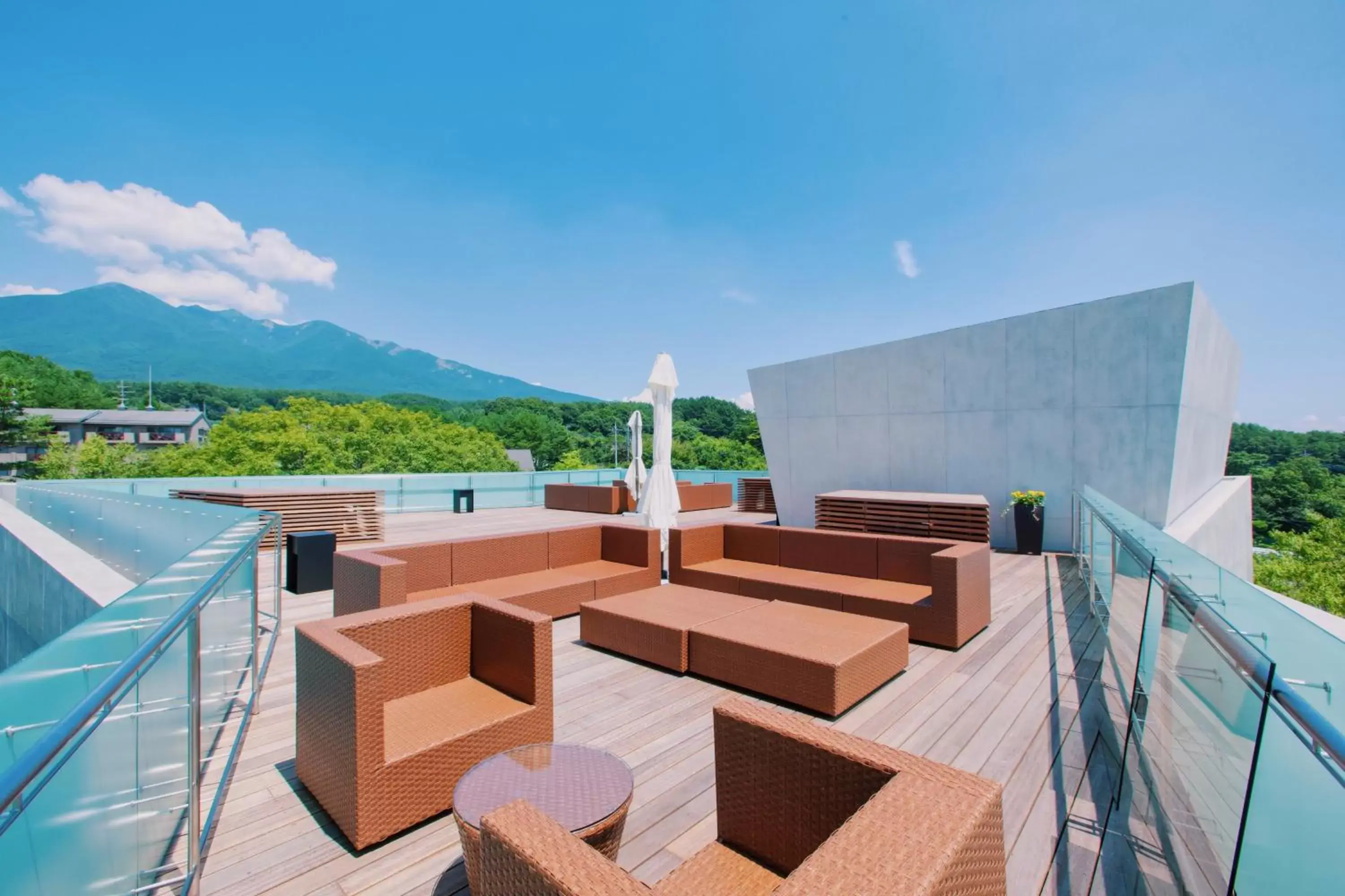 Balcony/Terrace in HOTEL KEYFOREST HOKUTO