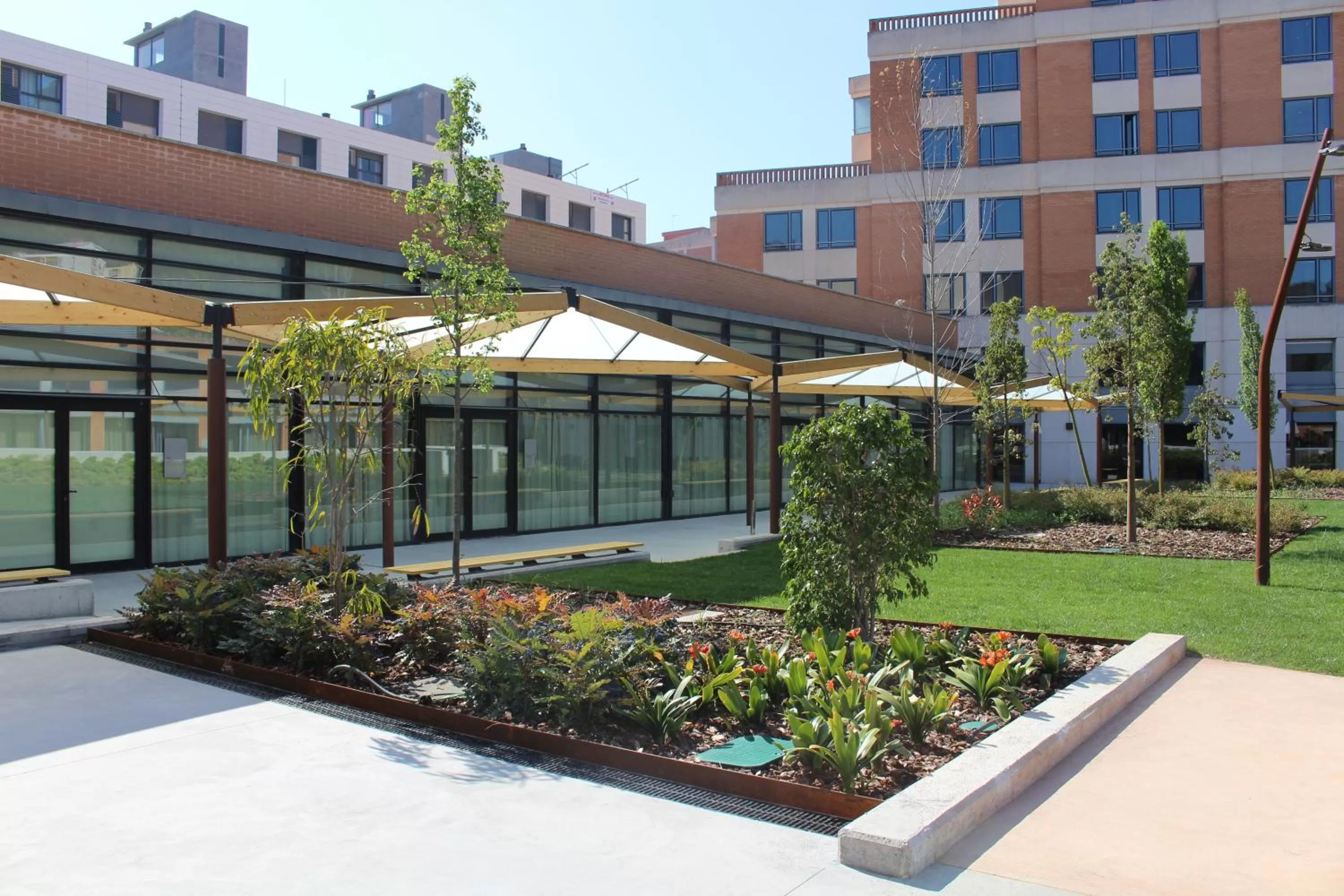 Garden in Hotel Alimara