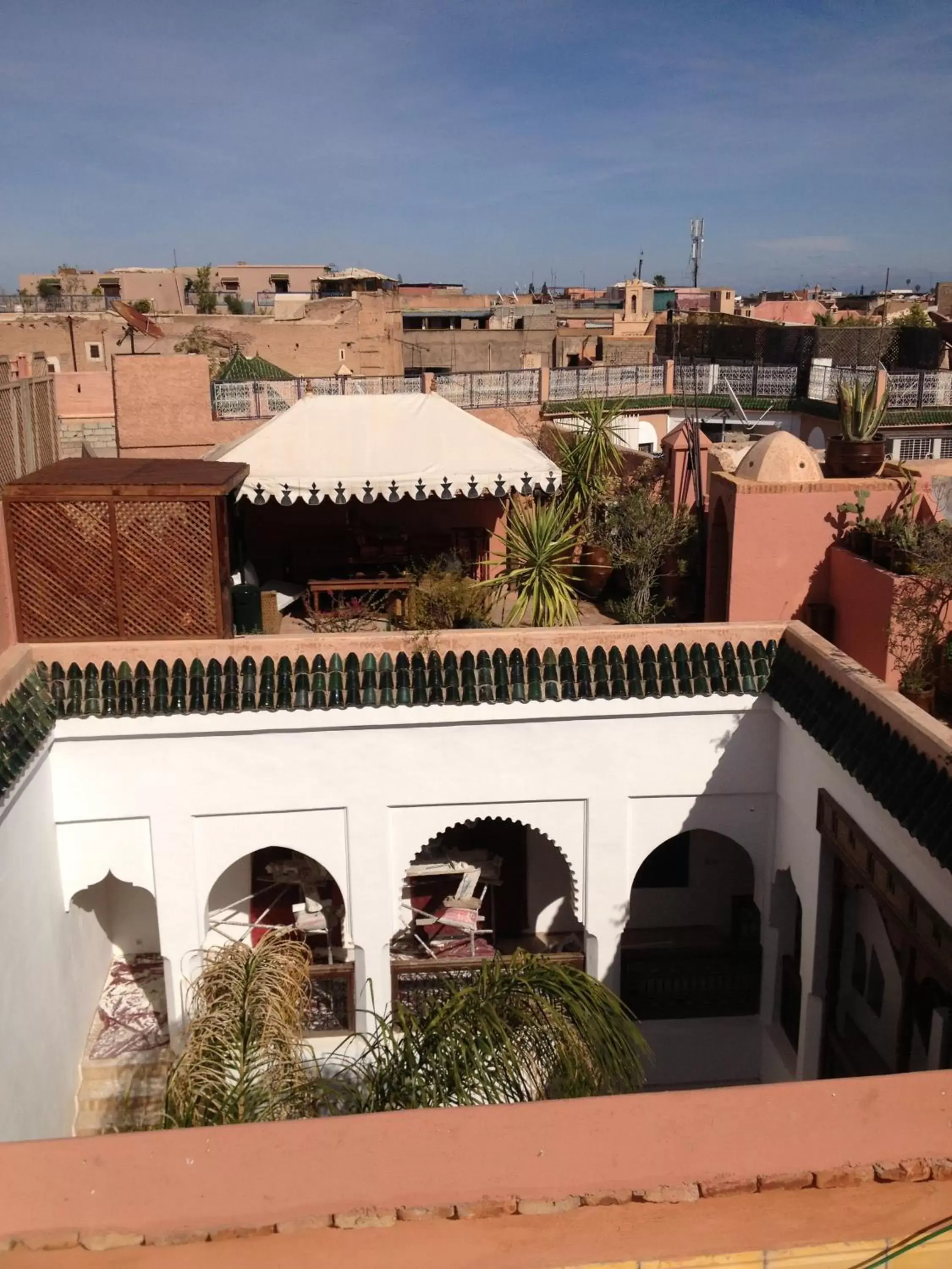 Balcony/Terrace in Riad Ghali Hotel & SPA