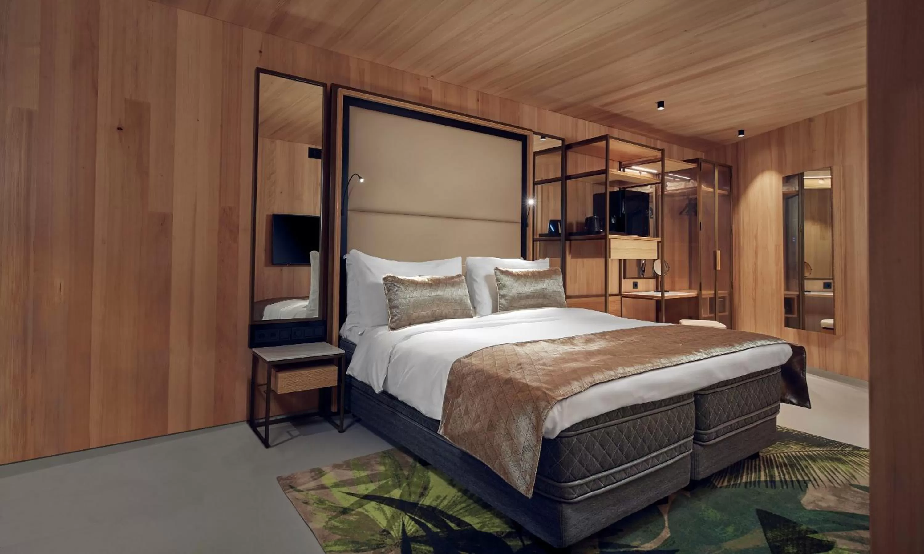 Bed in Hotel Jakarta Amsterdam