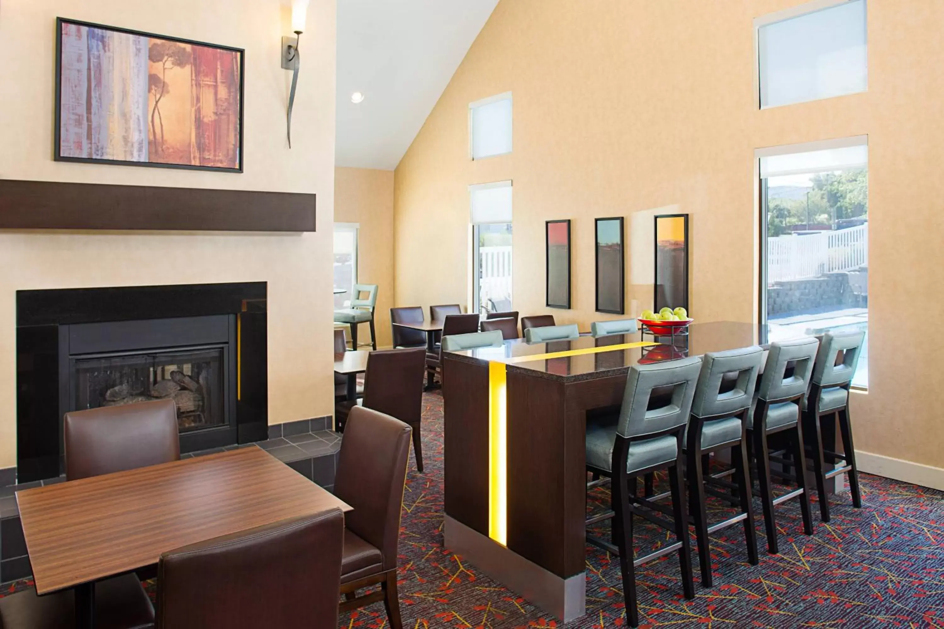 Lobby or reception, Dining Area in Residence Inn Binghamton