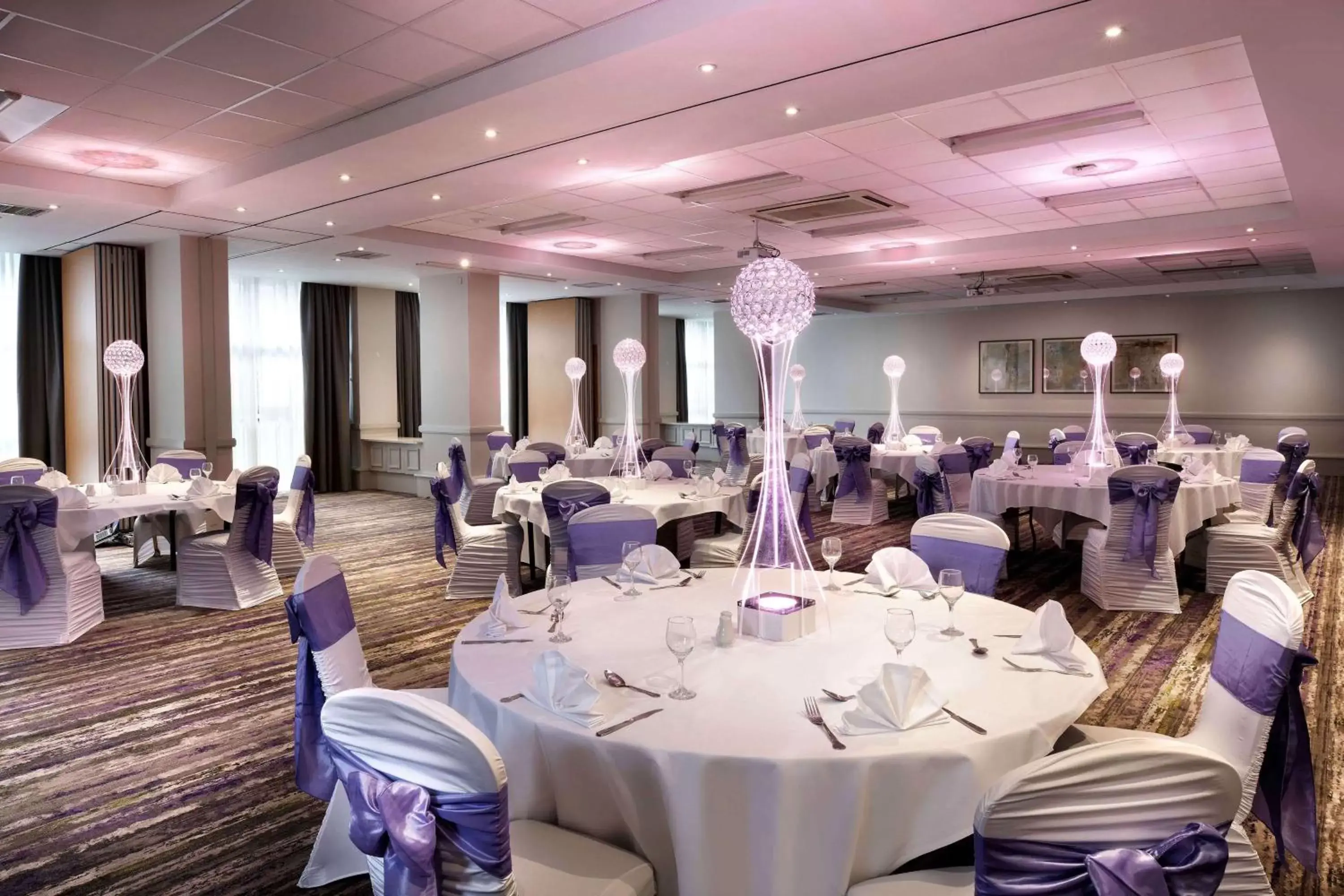 Meeting/conference room, Restaurant/Places to Eat in DoubleTree by Hilton Glasgow Central