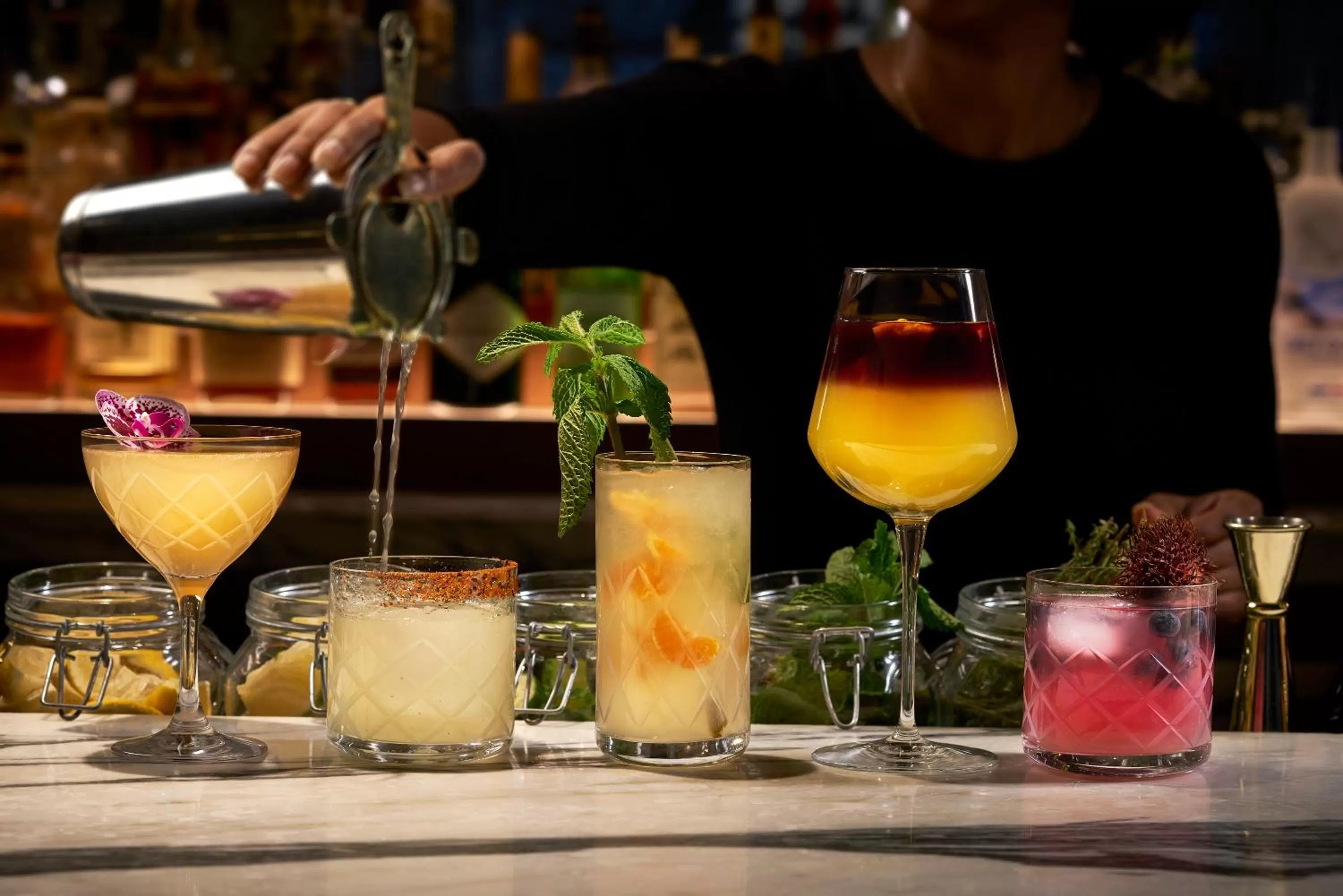 Alcoholic drinks in The Darcy Hotel, Washington DC