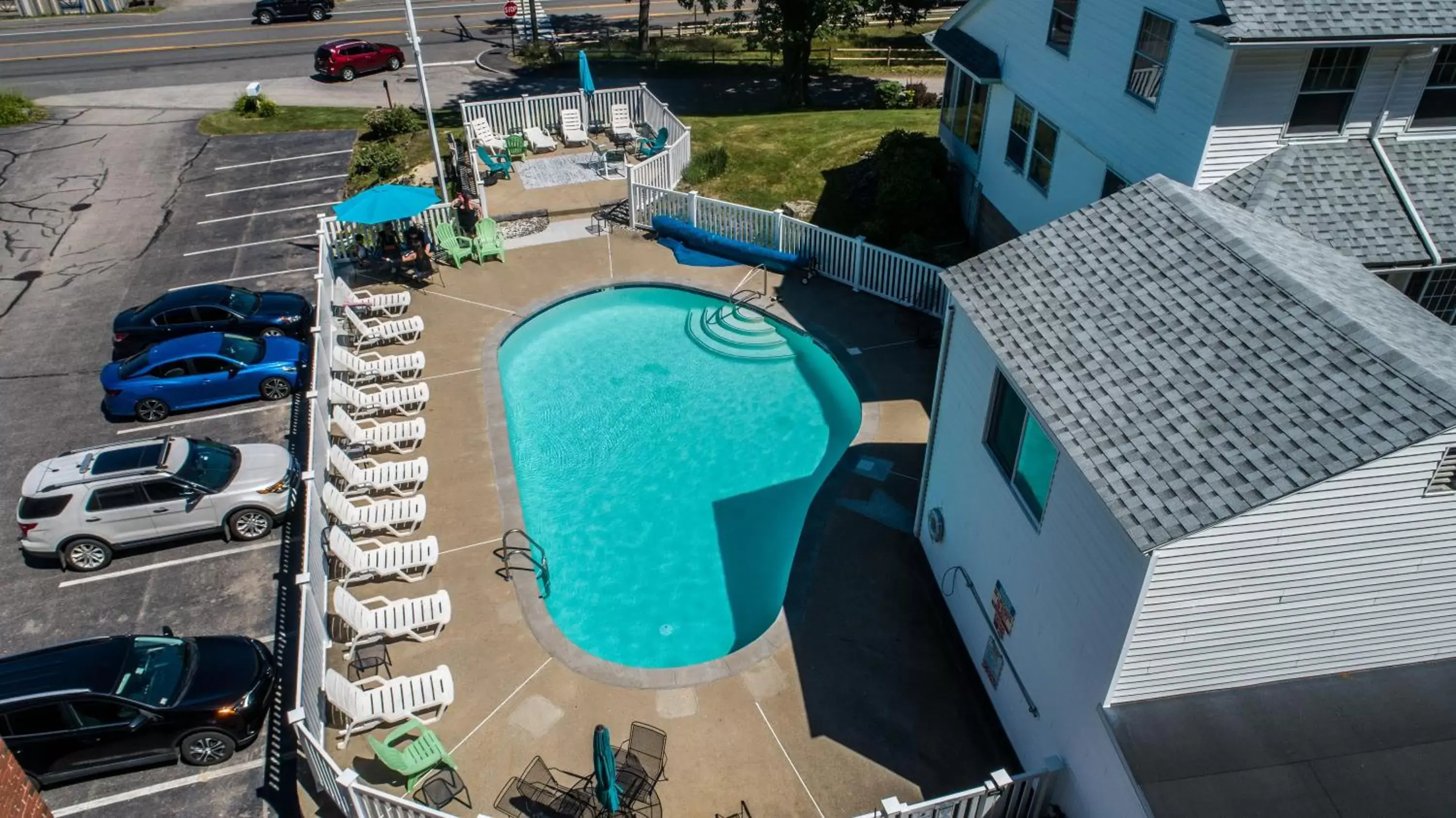 Pool View in Sea View Motel