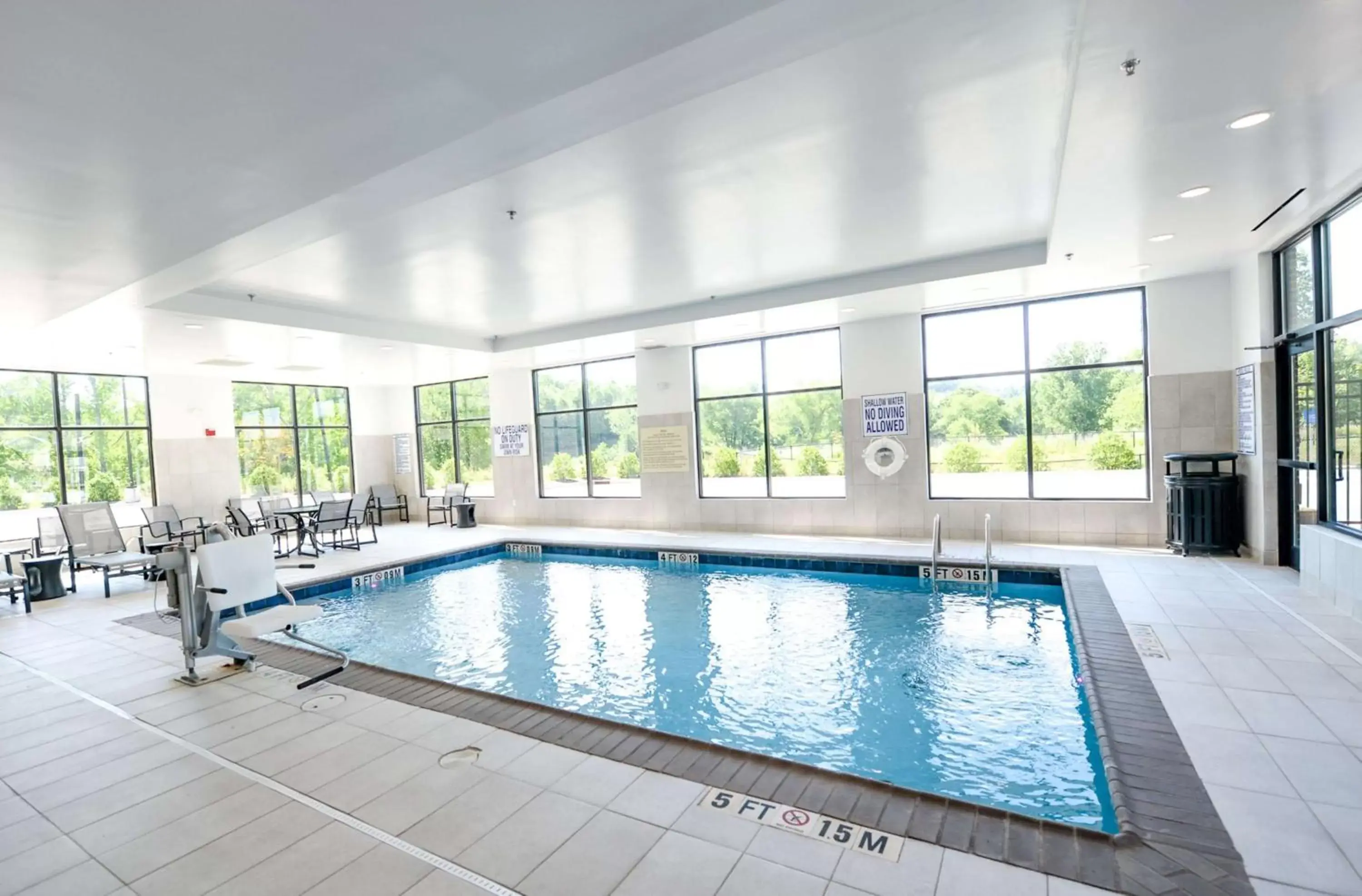 Pool view, Swimming Pool in Hampton Inn & Suites Lenoir, NC