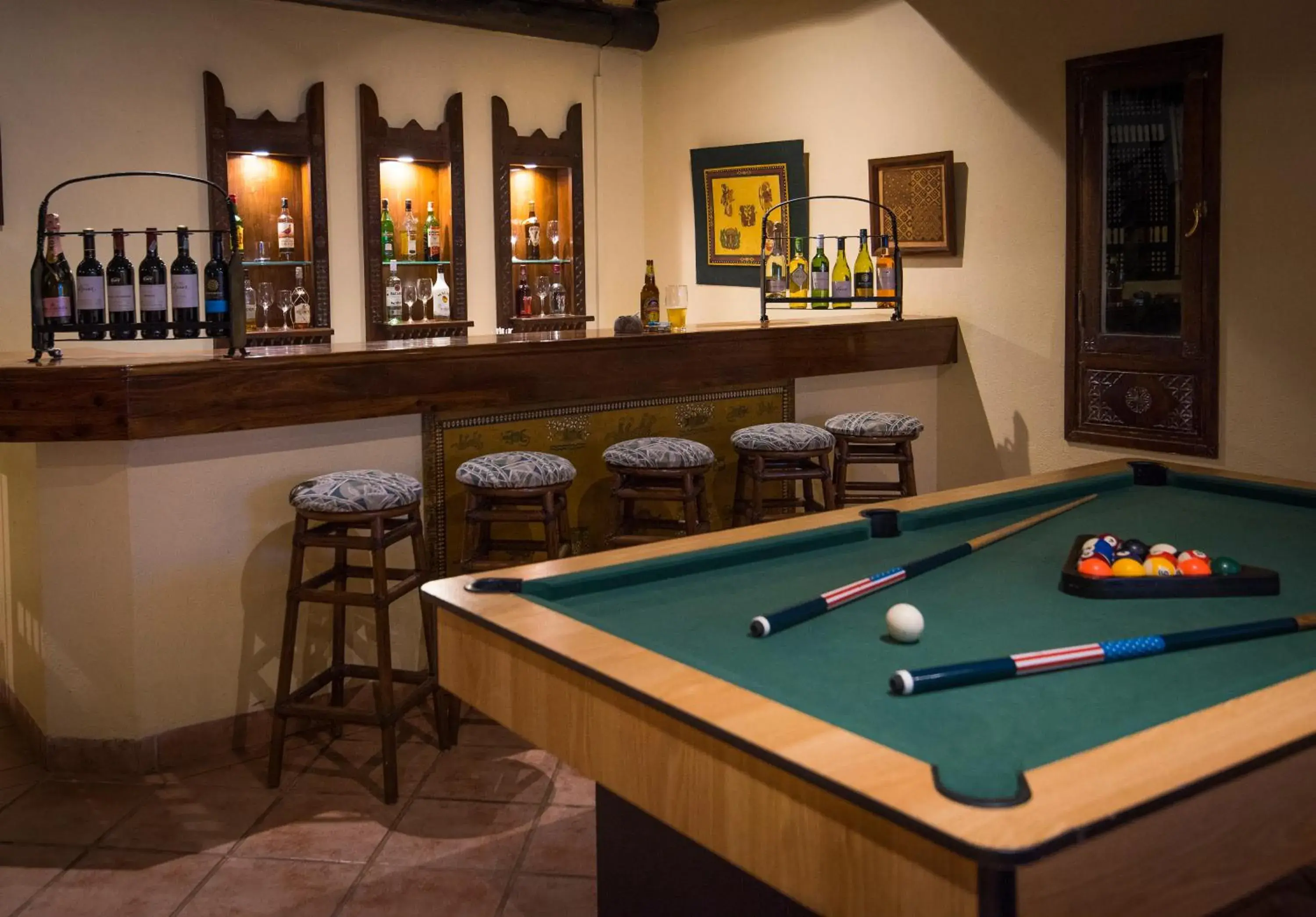 Lounge or bar, Billiards in Amani Beach Hotel