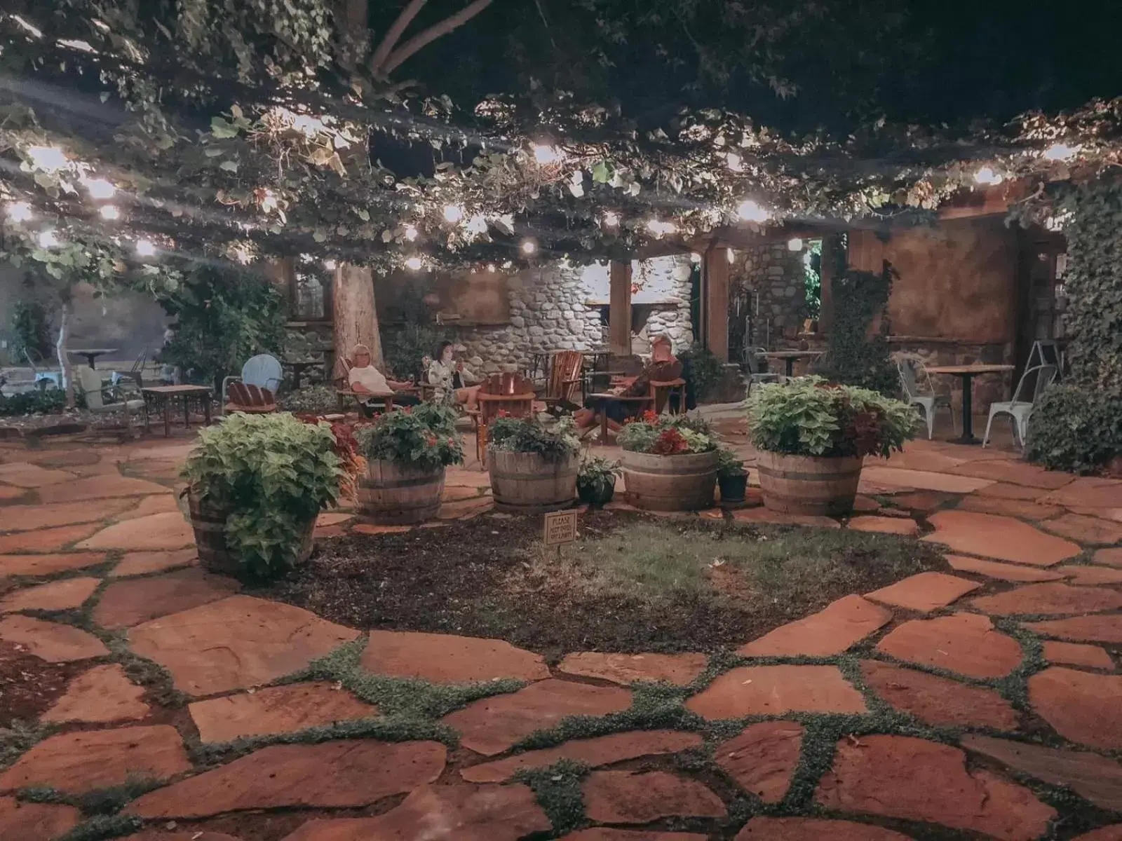 Patio in El Portal Sedona Hotel