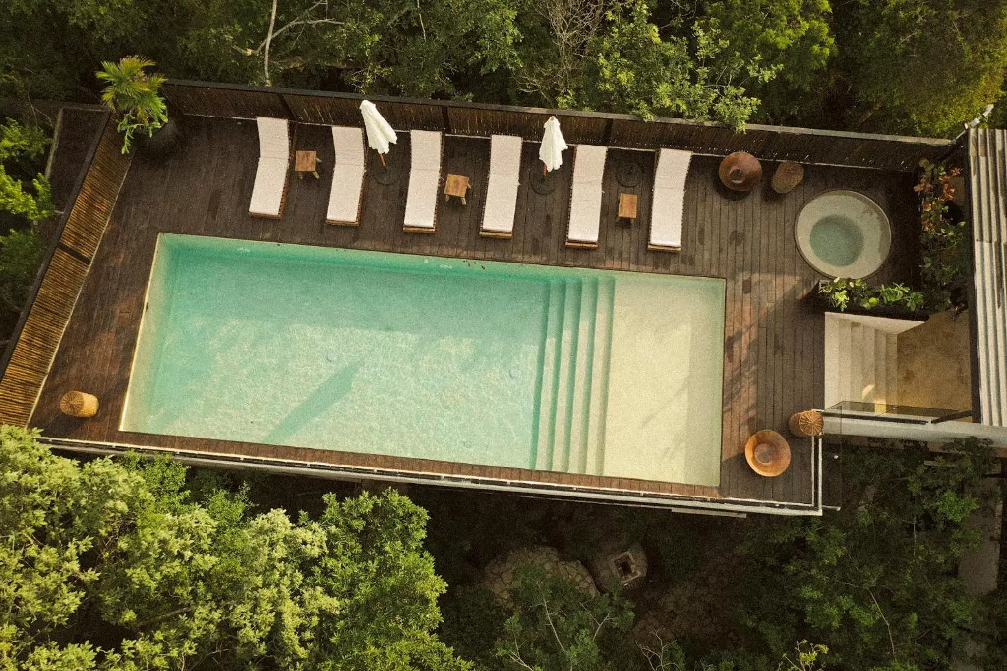 Swimming pool, Pool View in Kuukum Tulum Hotel