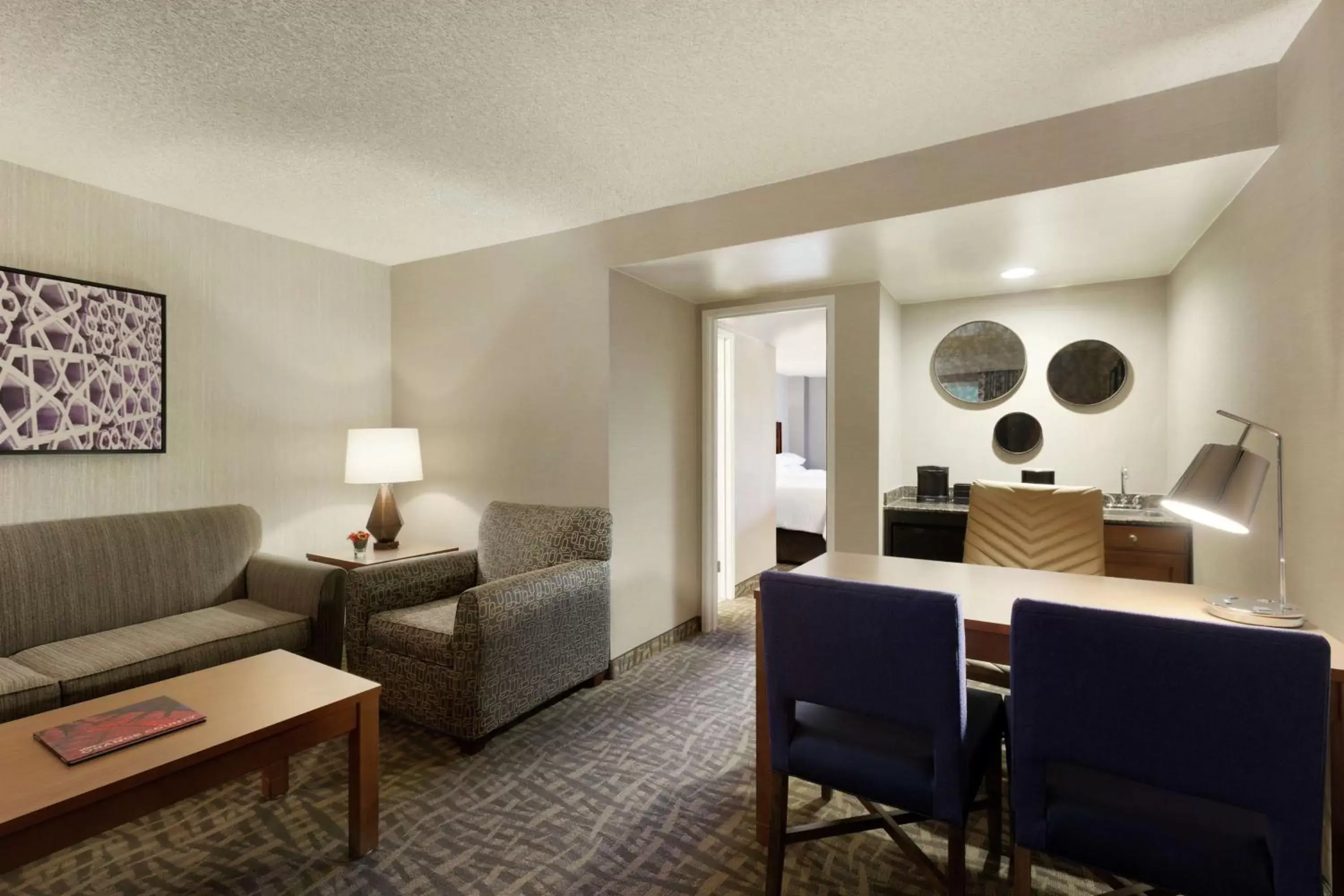 Bedroom, Seating Area in Embassy Suites by Hilton Santa Ana Orange County Airport
