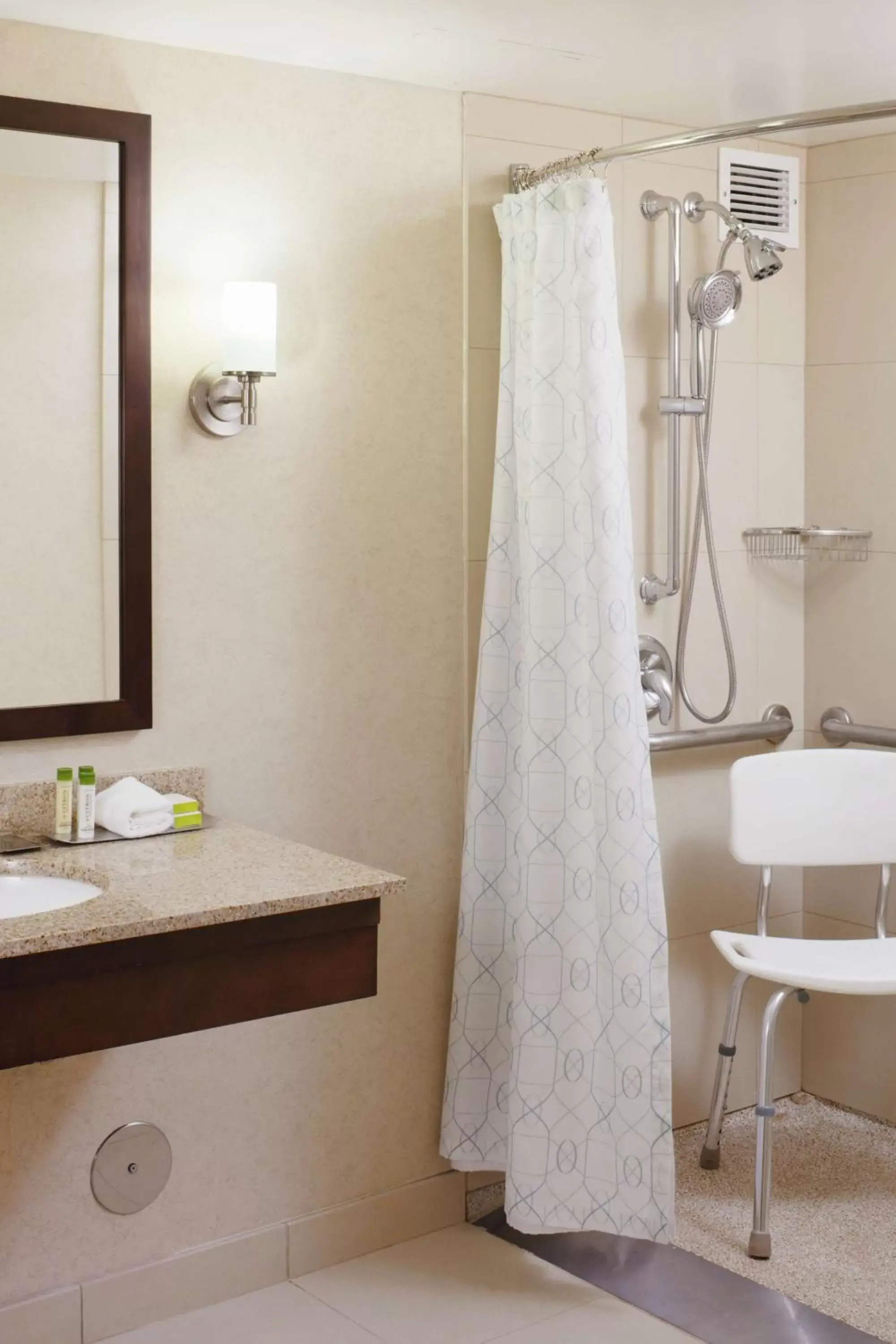 Bathroom in DoubleTree by Hilton Hotel and Conference Center Chicago North Shore