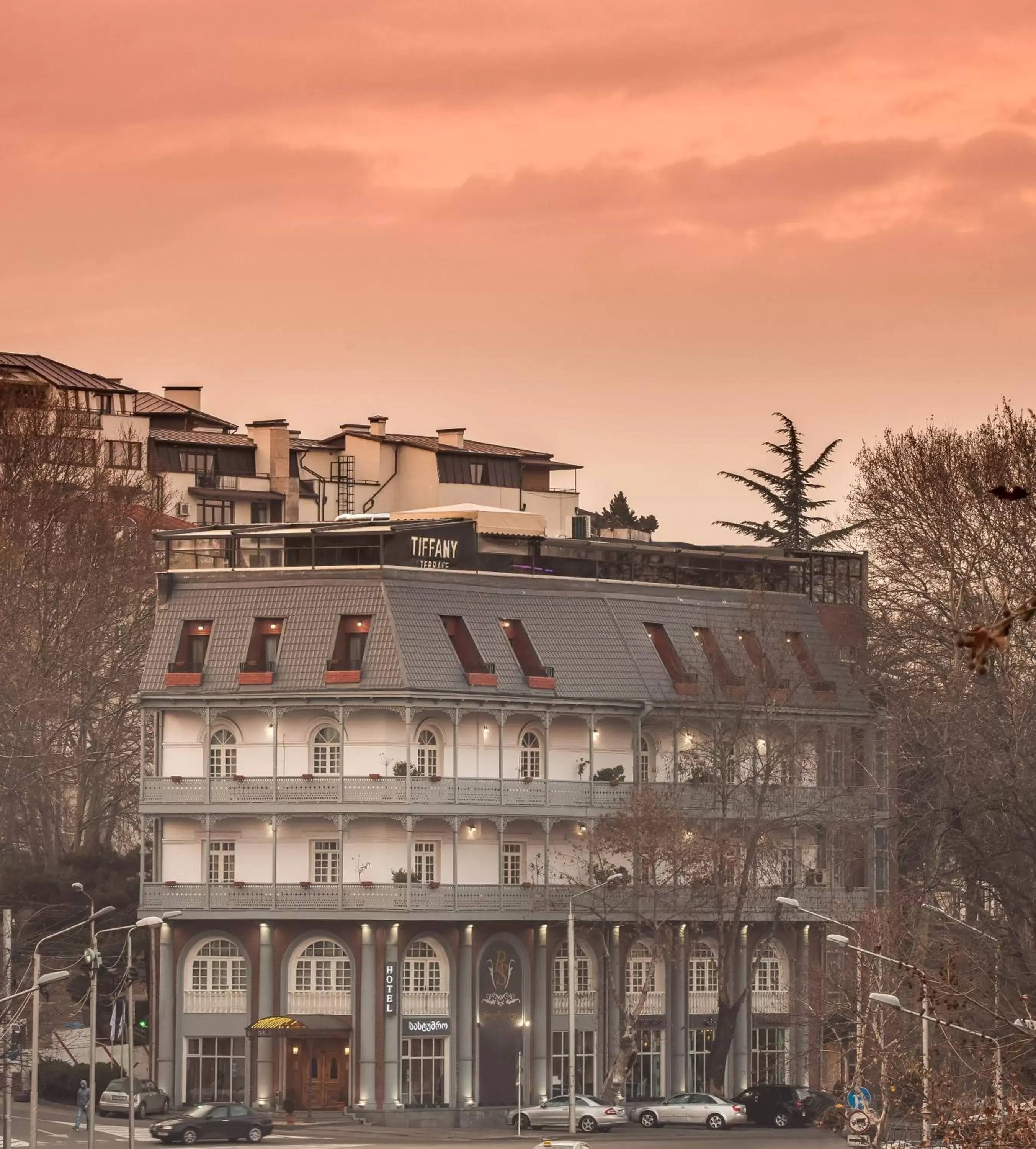 Facade/entrance, Property Building in River Side Hotel Tbilisi