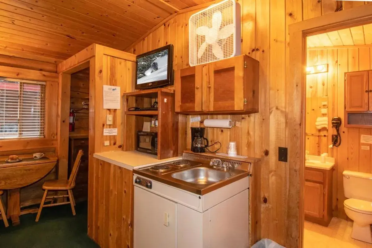 Kitchen/Kitchenette in Teton Valley Cabins