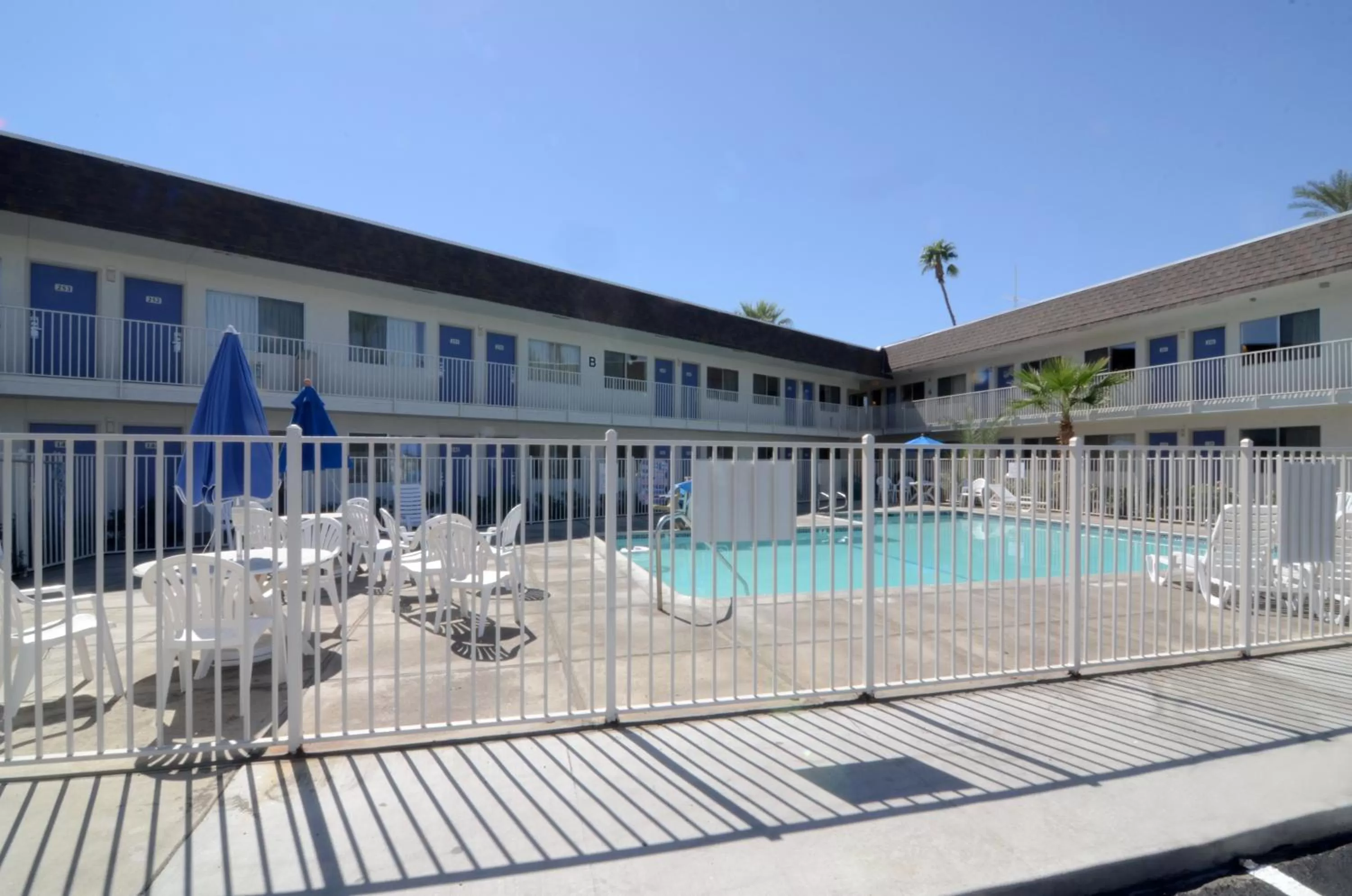 Swimming pool in Motel 6-Indio, CA - Palm Springs