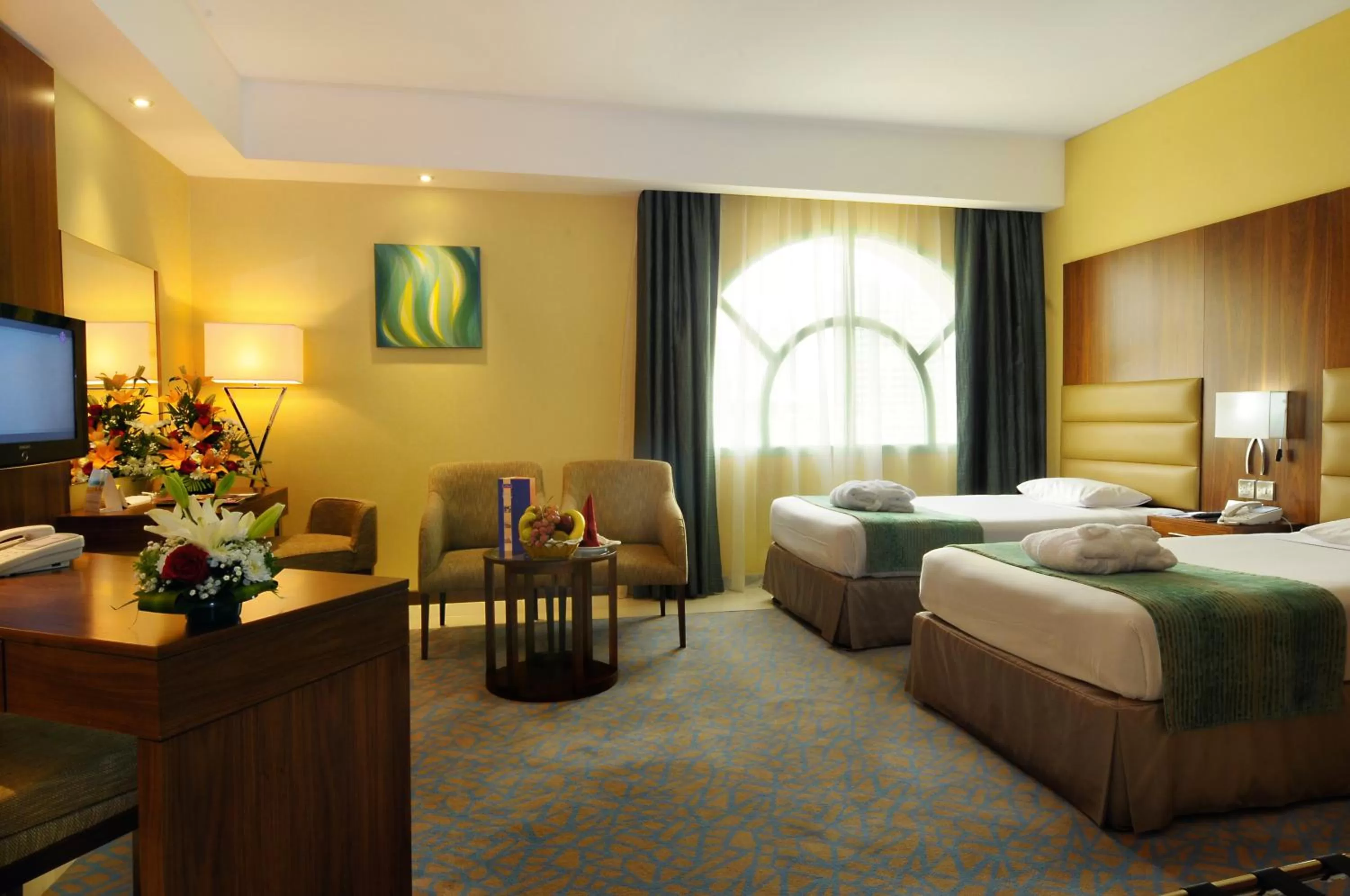 Bed in Howard Johnson by Wyndham Abu Dhabi Downtown