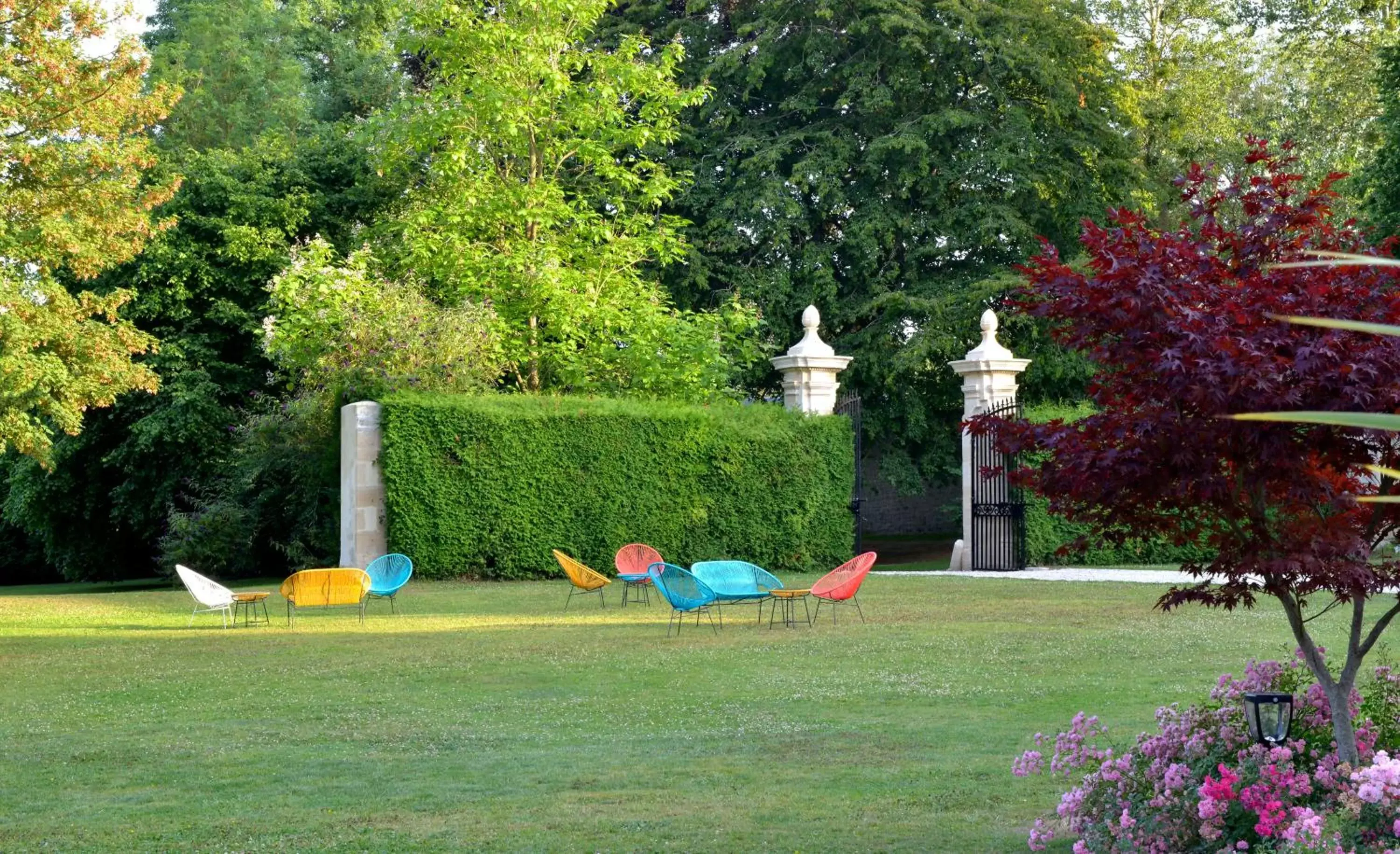 Garden in Château Saint Gilles