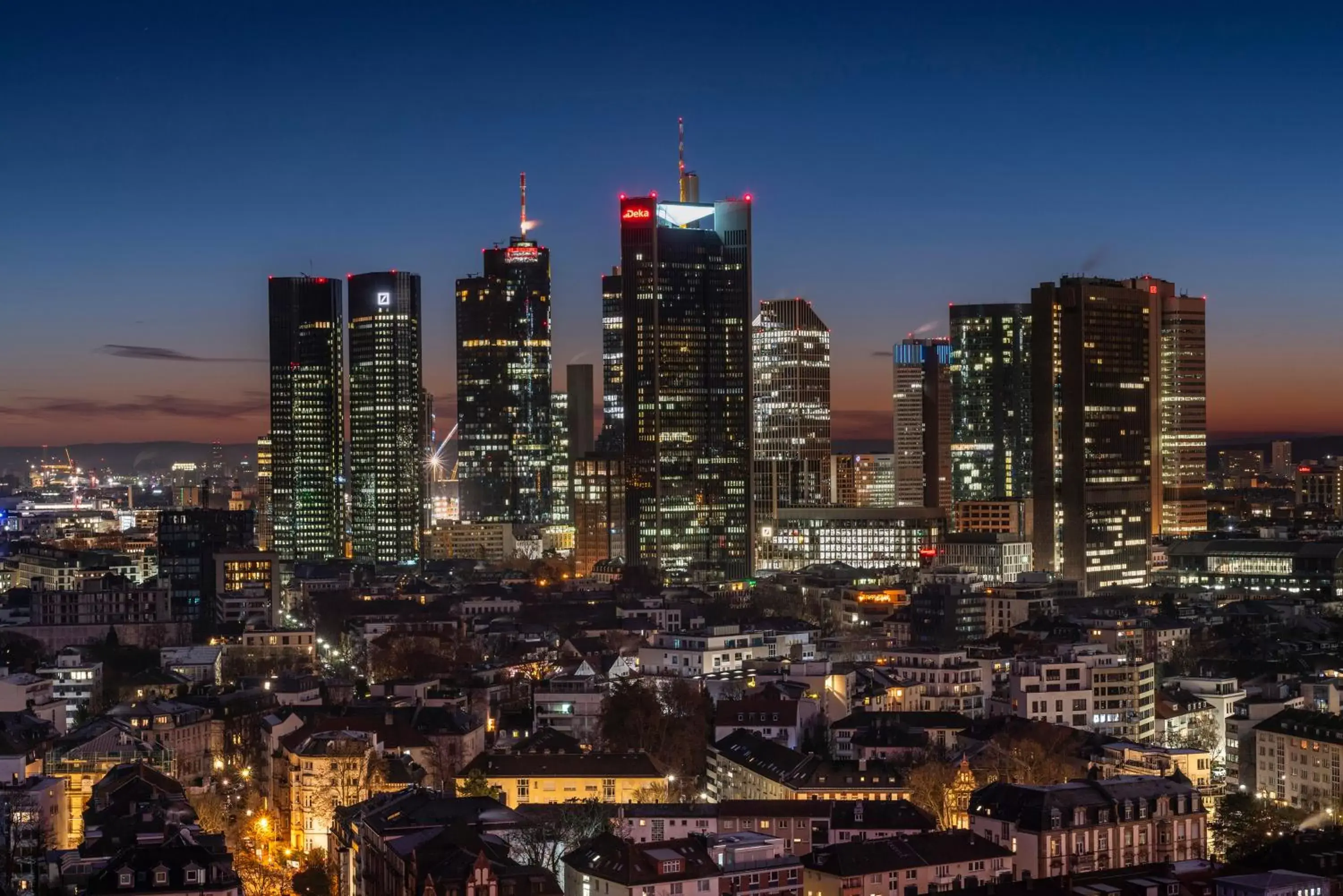 City view in Meliá Frankfurt City