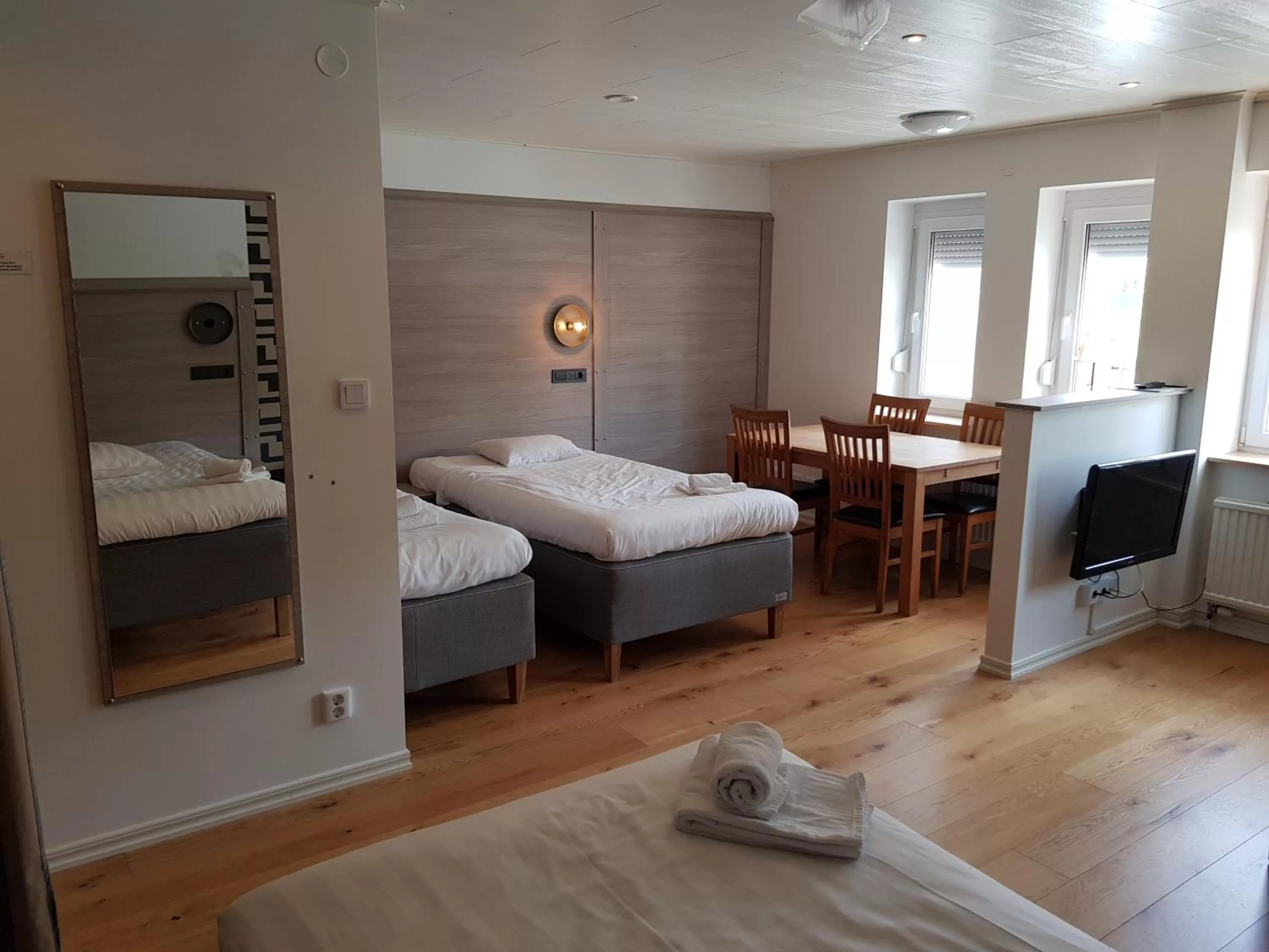 Bed in Hotell Stinsen