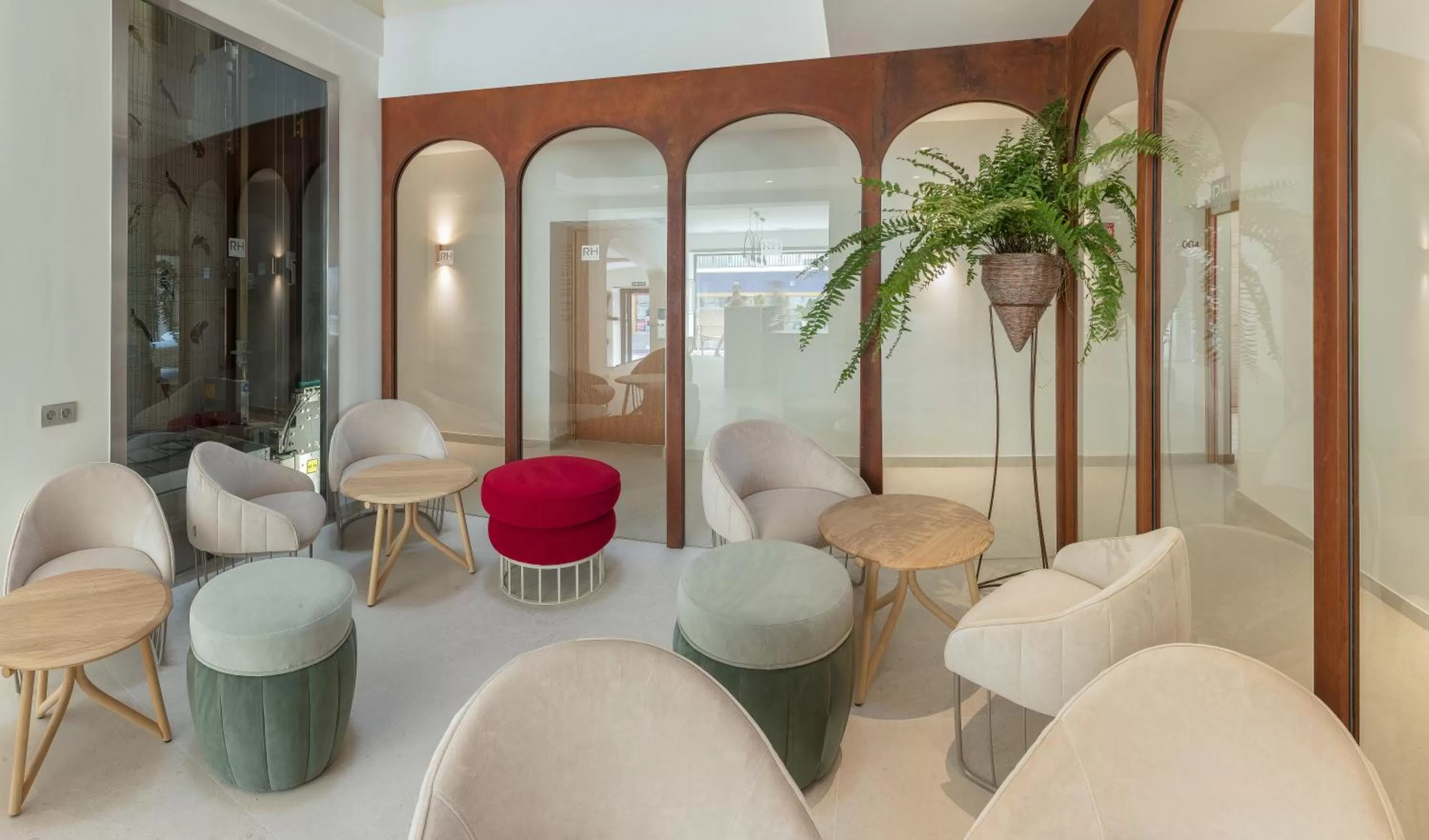 Lobby or reception in Gastrohotel Boutique RH Canfali