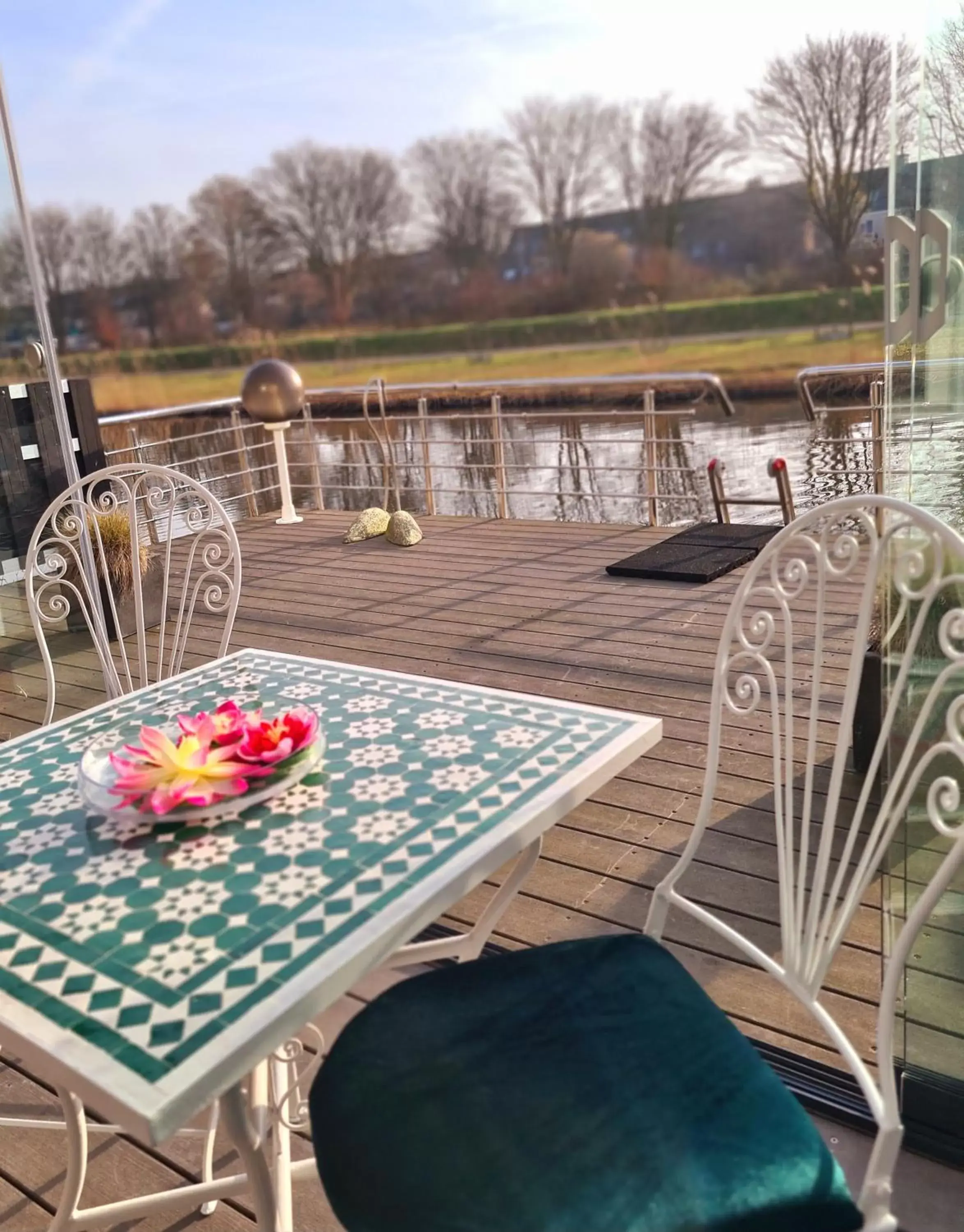 Lake view in B&B Apartment Amsterdam Schiphol Airport