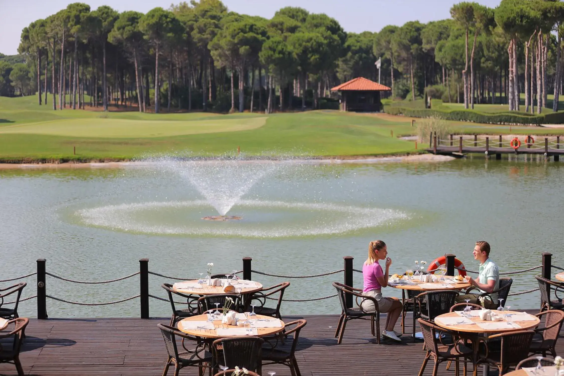 Lake view, Restaurant/Places to Eat in Sueno Hotels Golf Belek