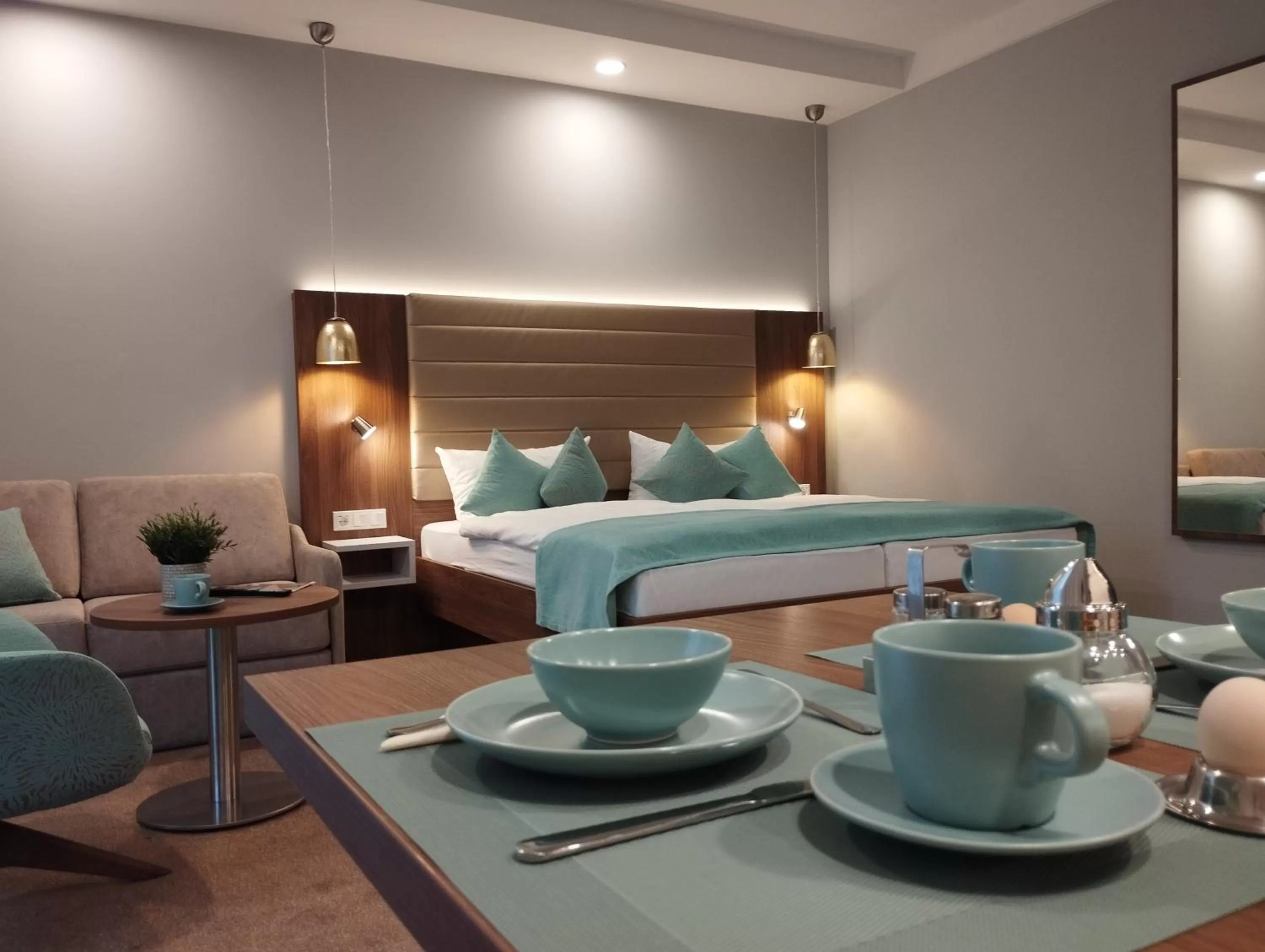 Bed in Hotel Herzog Georg