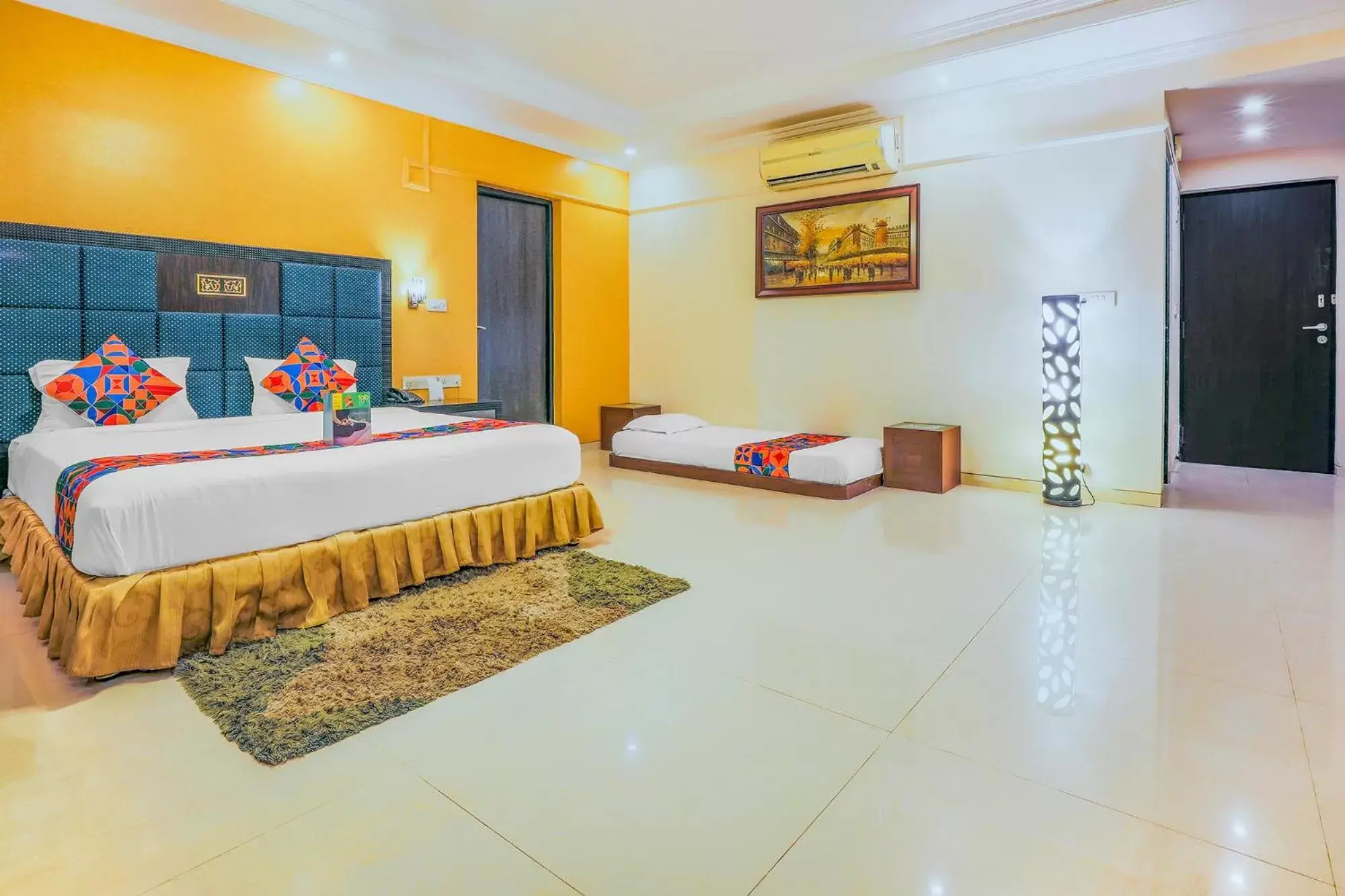 Bedroom in FabHotel Royal Mirage With Pool & GYM, Candolim Beach