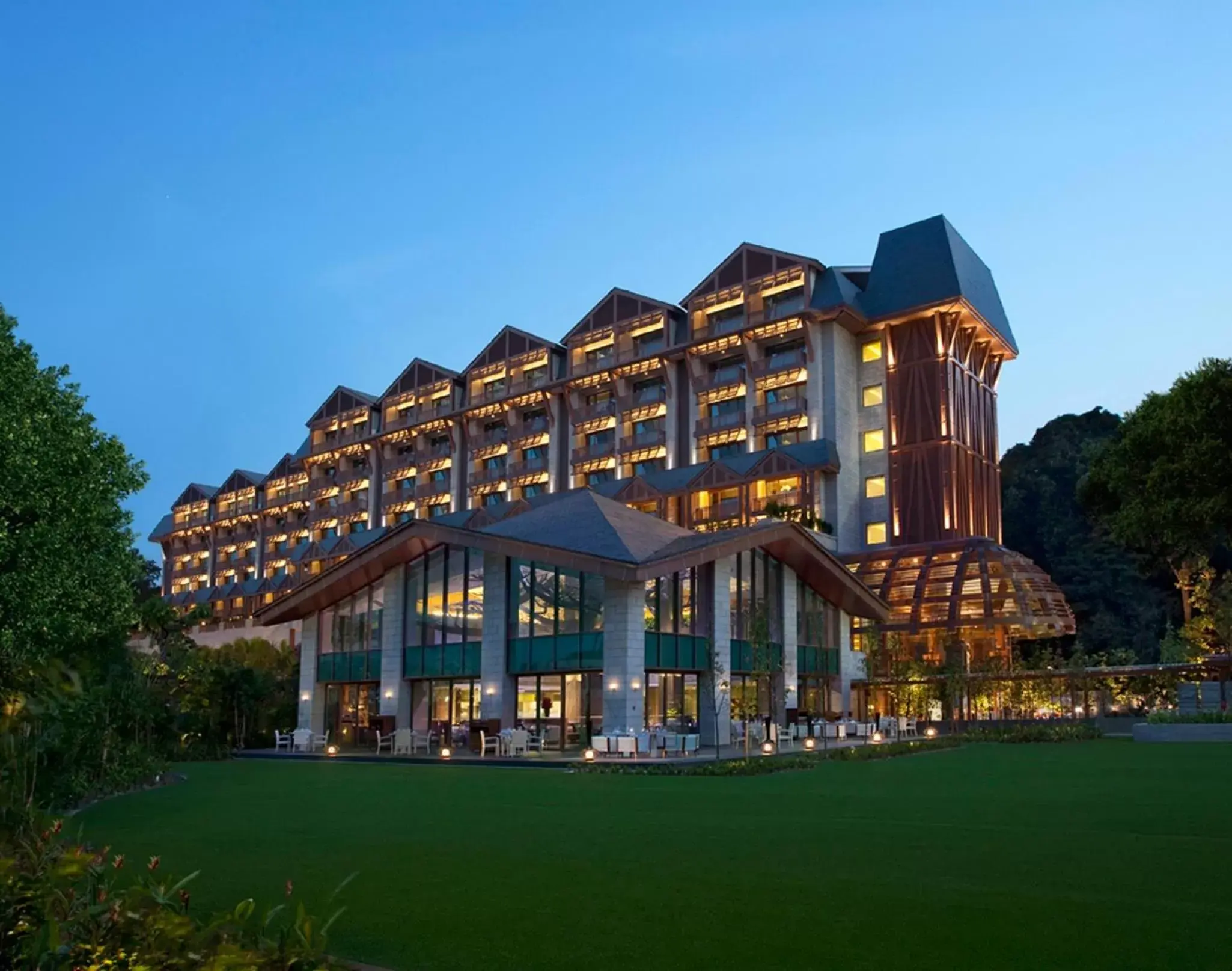Facade/entrance, Property Building in Resorts World Sentosa - Equarius Hotel