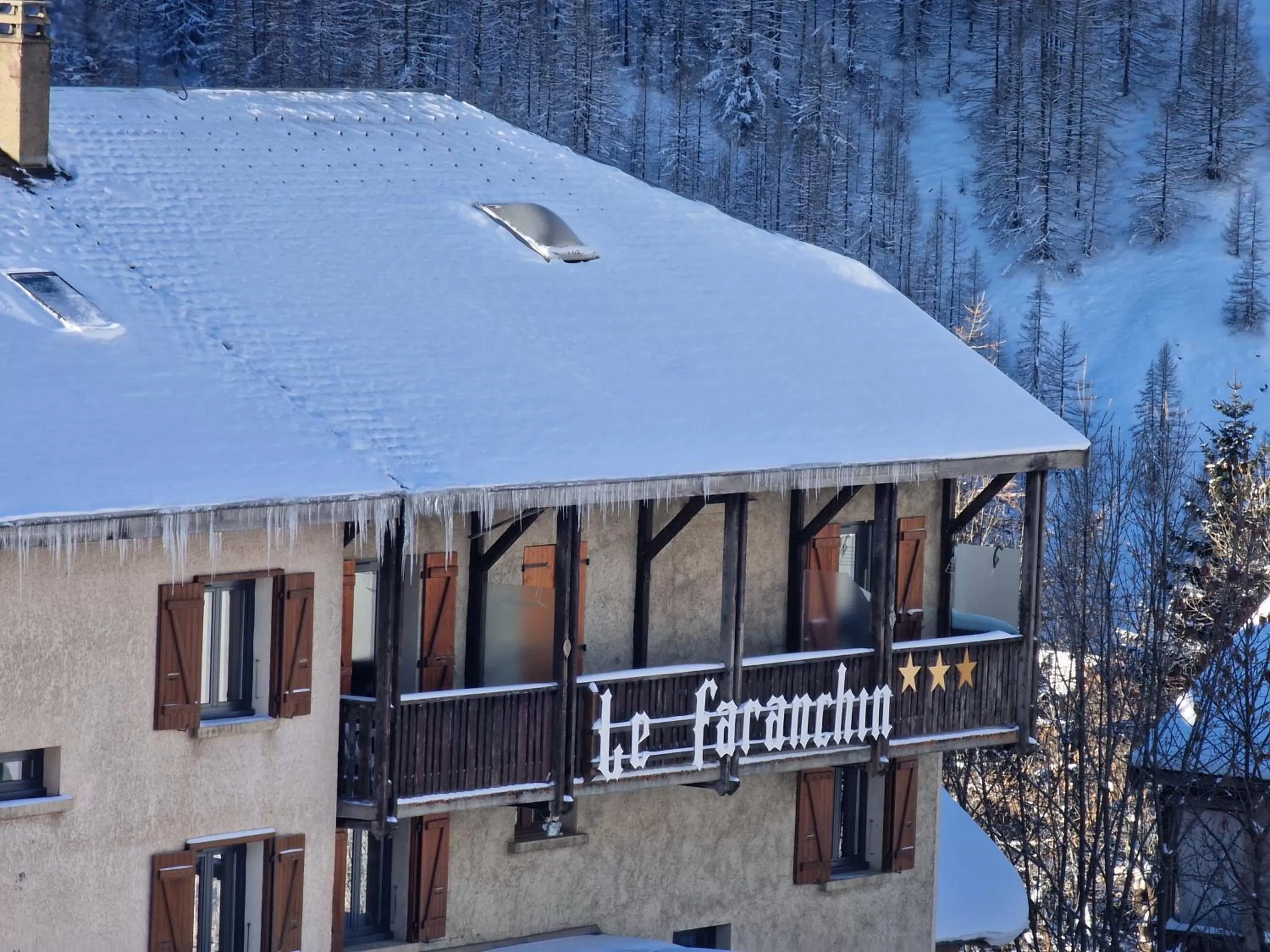 Property building in Hotel Le Faranchin